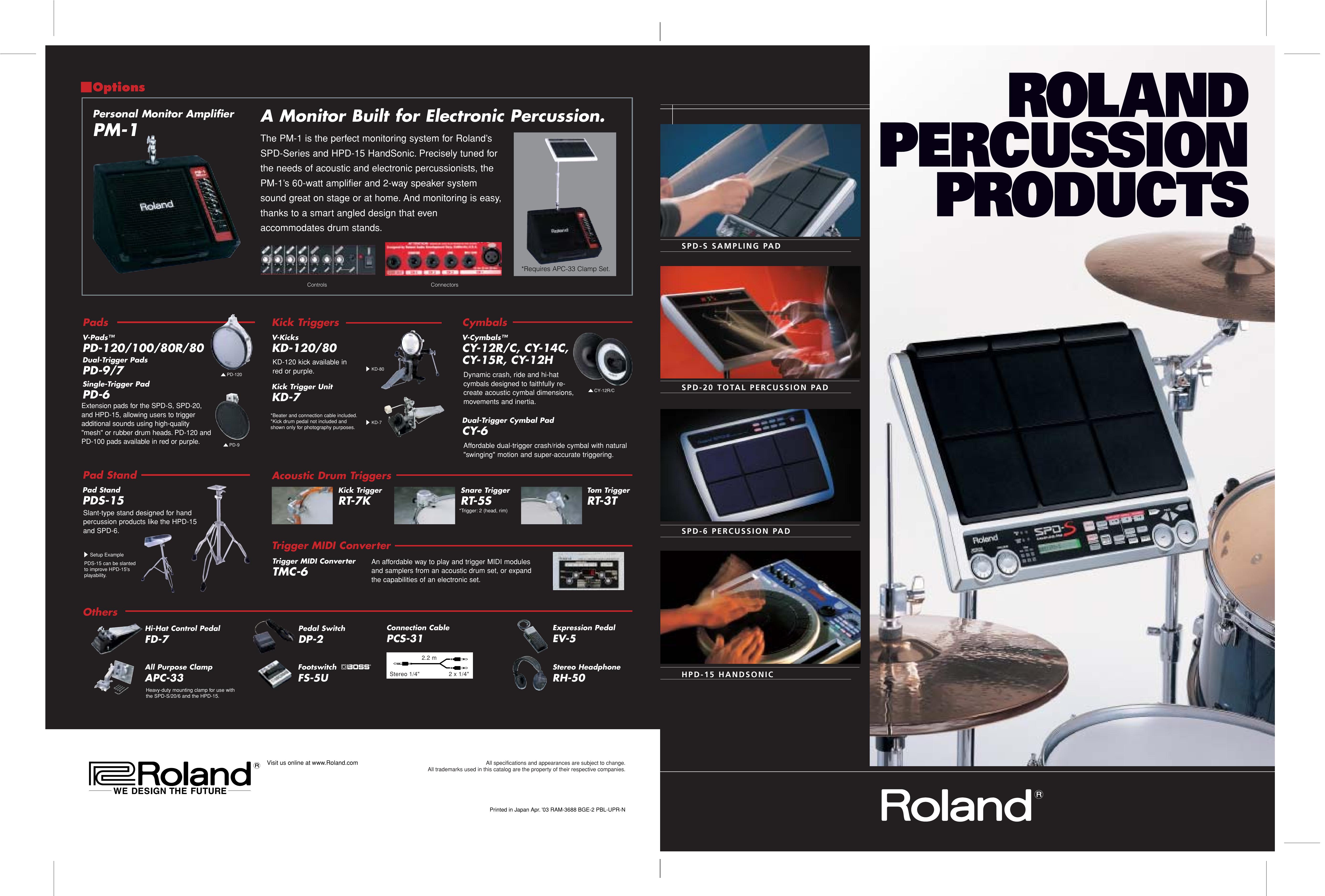 Roland SPD-6 Drums User Manual