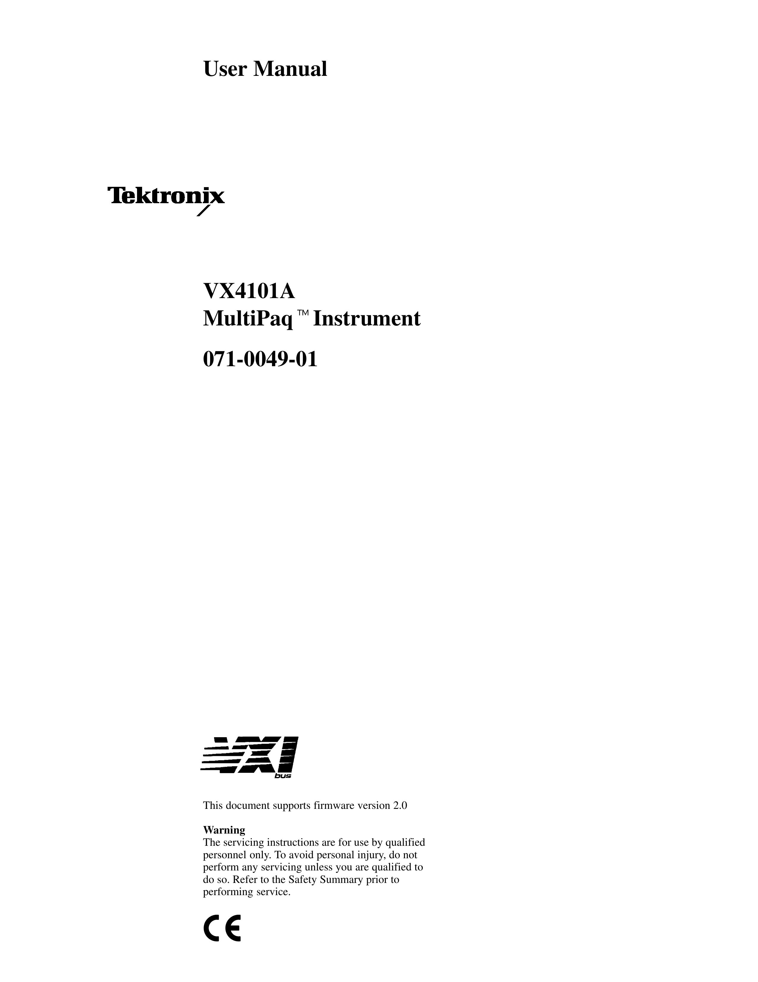 Tektronix VX4101A Drums User Manual
