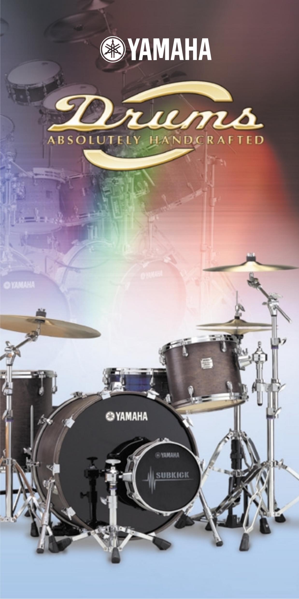 Yamaha ABD1522T Drums User Manual