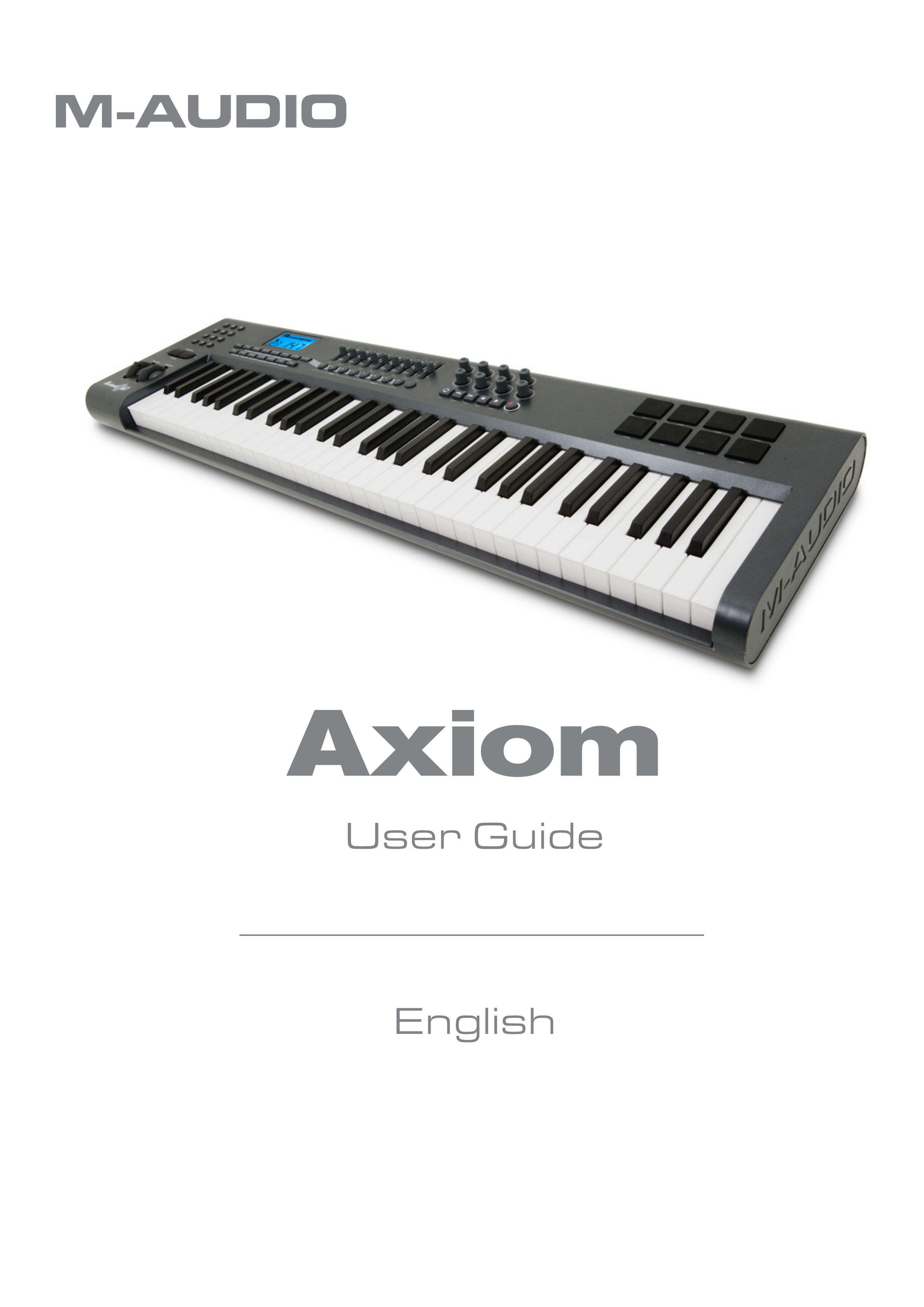 Axiom Audio Electronic Keyboard Electronic Keyboard User Manual
