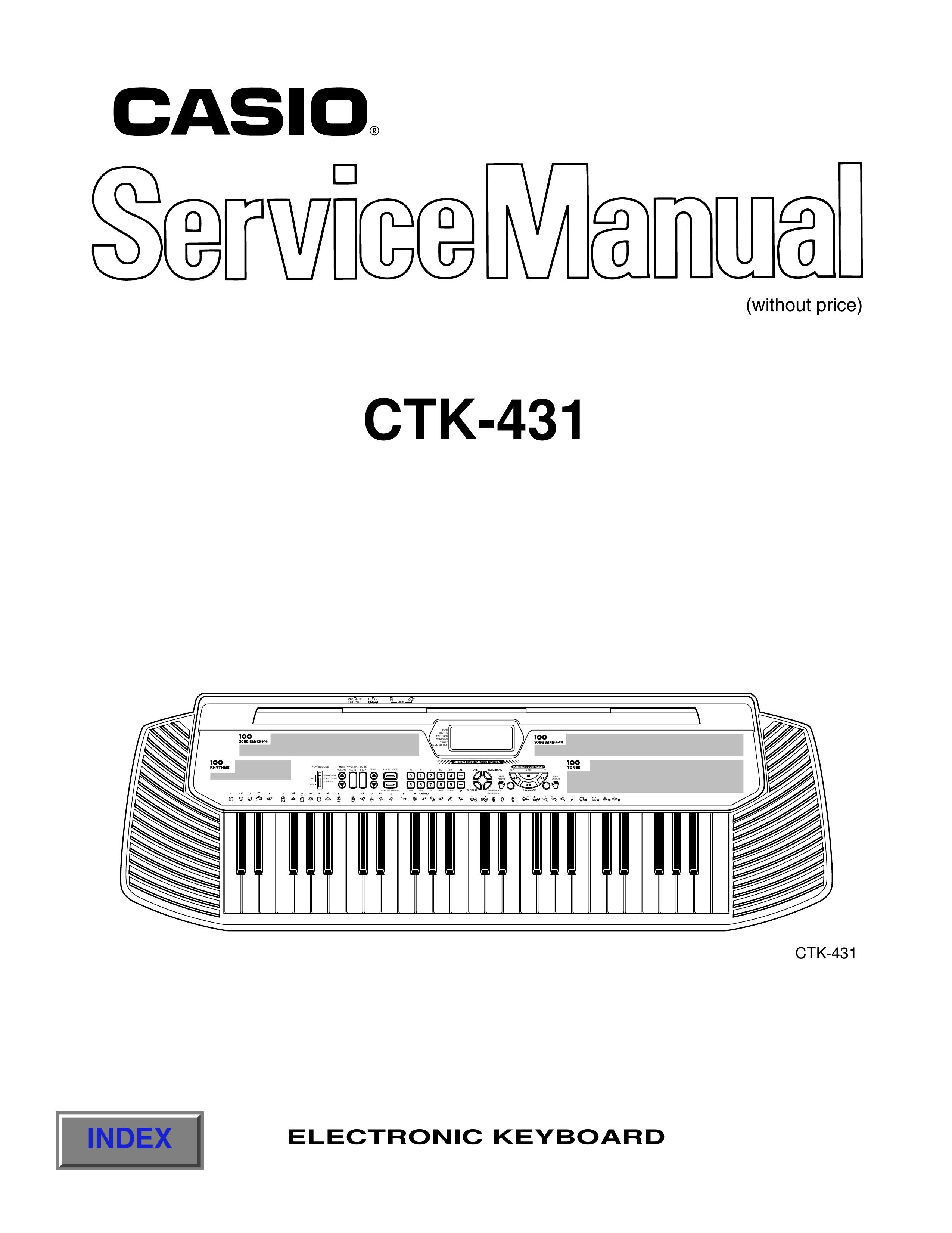 Casio casio electronic keyboard Electronic Keyboard User Manual