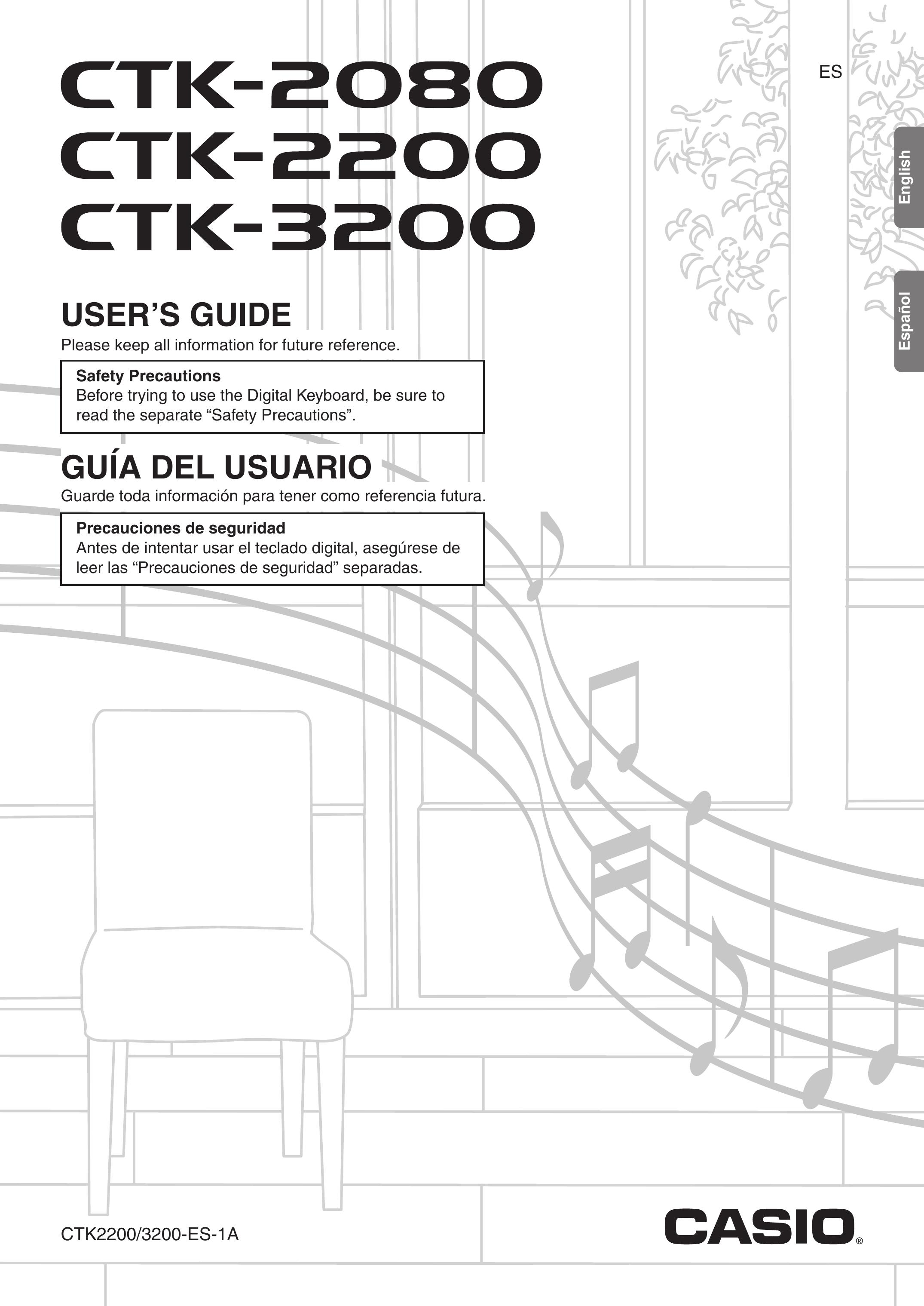 Casio CTK-2080 Electronic Keyboard User Manual
