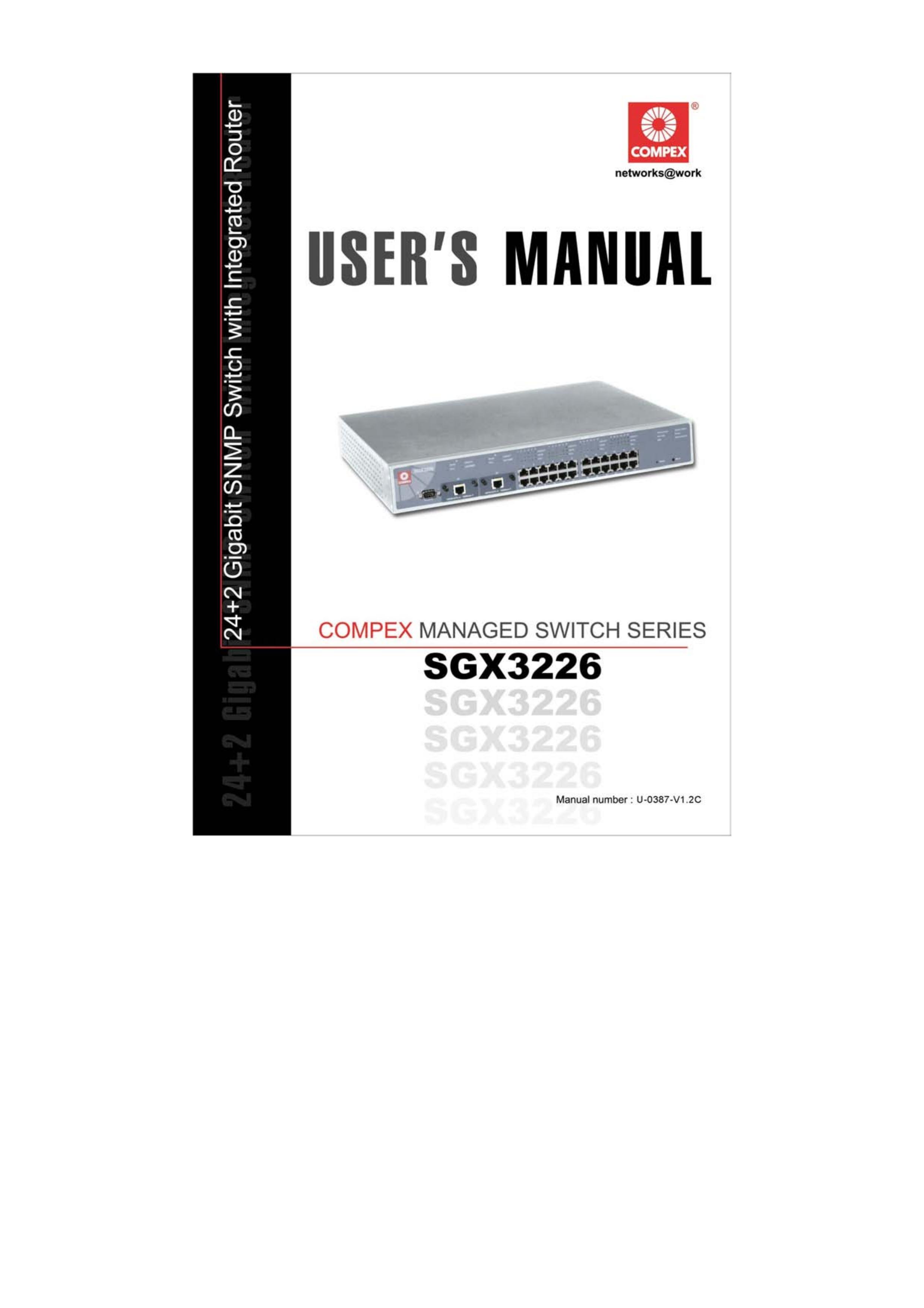 Compex Systems SGX3226 Electronic Keyboard User Manual