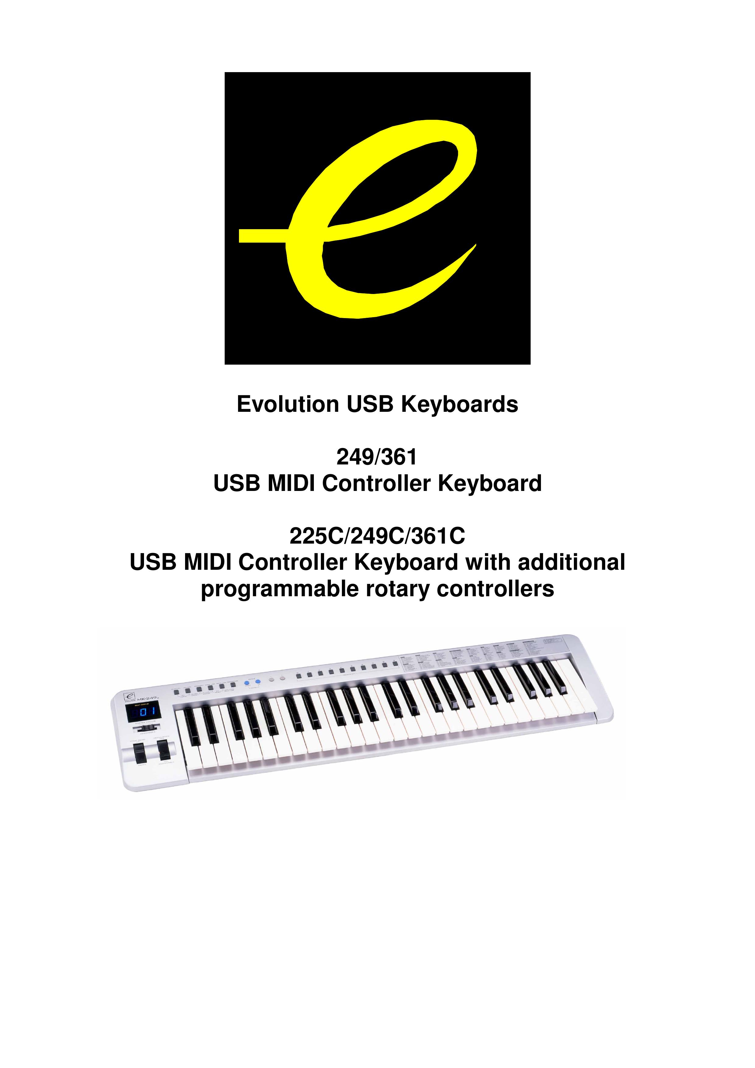 Evolution Technologies 361 Electronic Keyboard User Manual