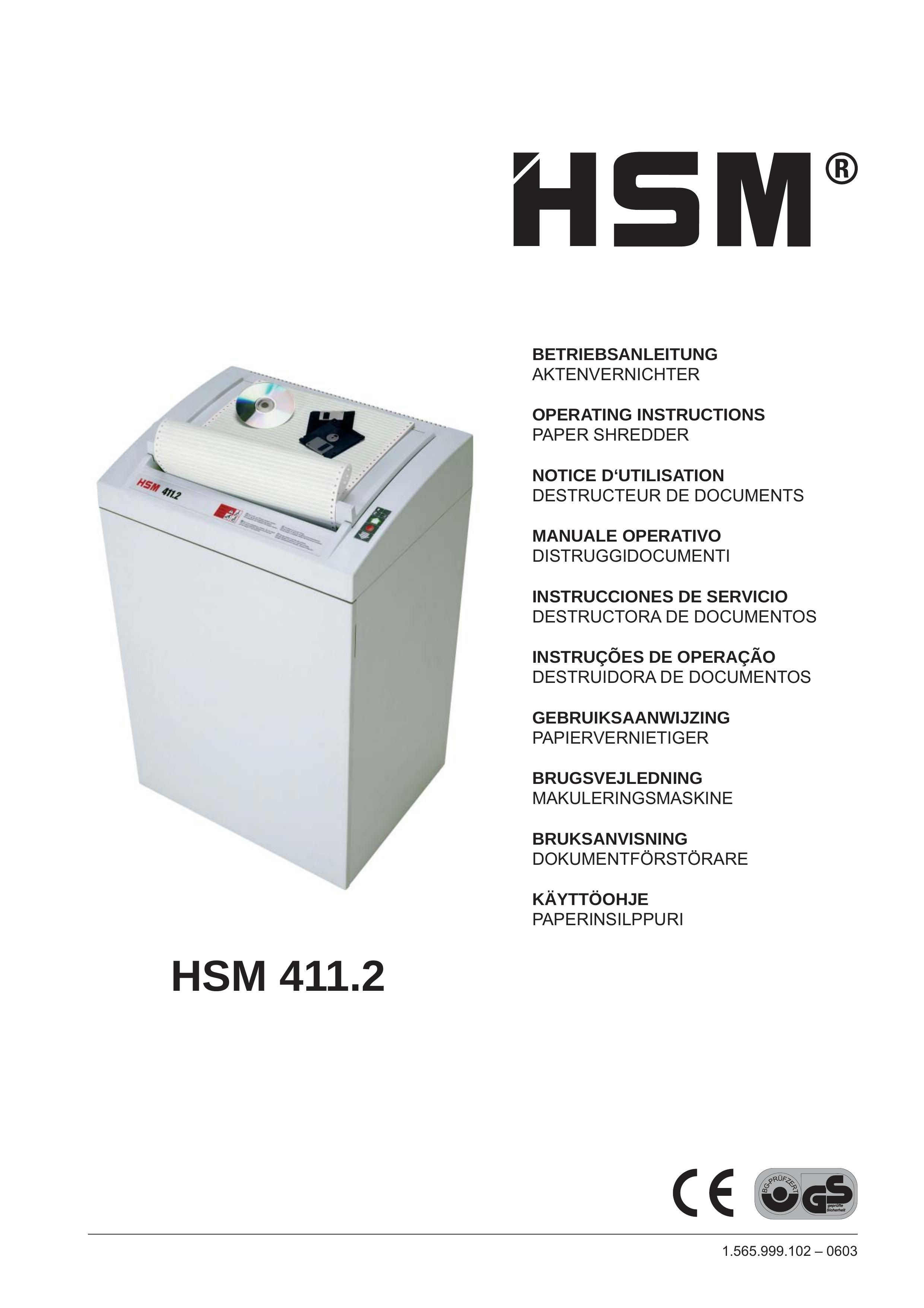 HSM HSM 411.2 Electronic Keyboard User Manual