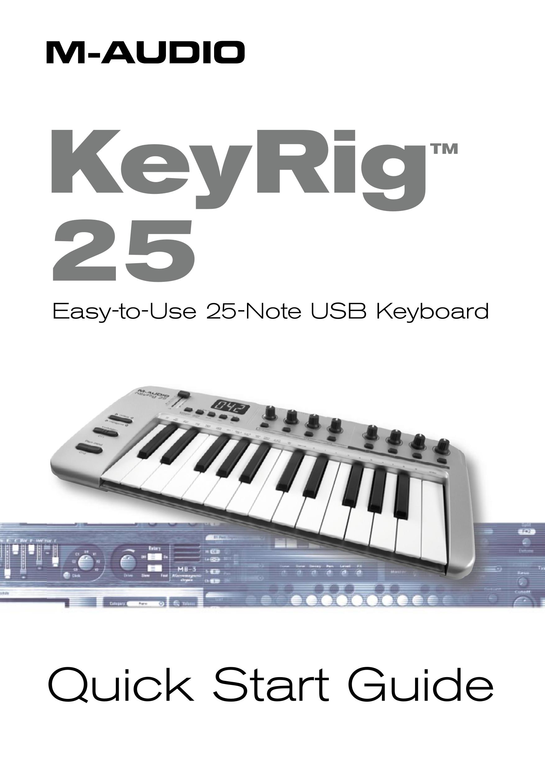 Keyspan Keyrig25 Electronic Keyboard User Manual