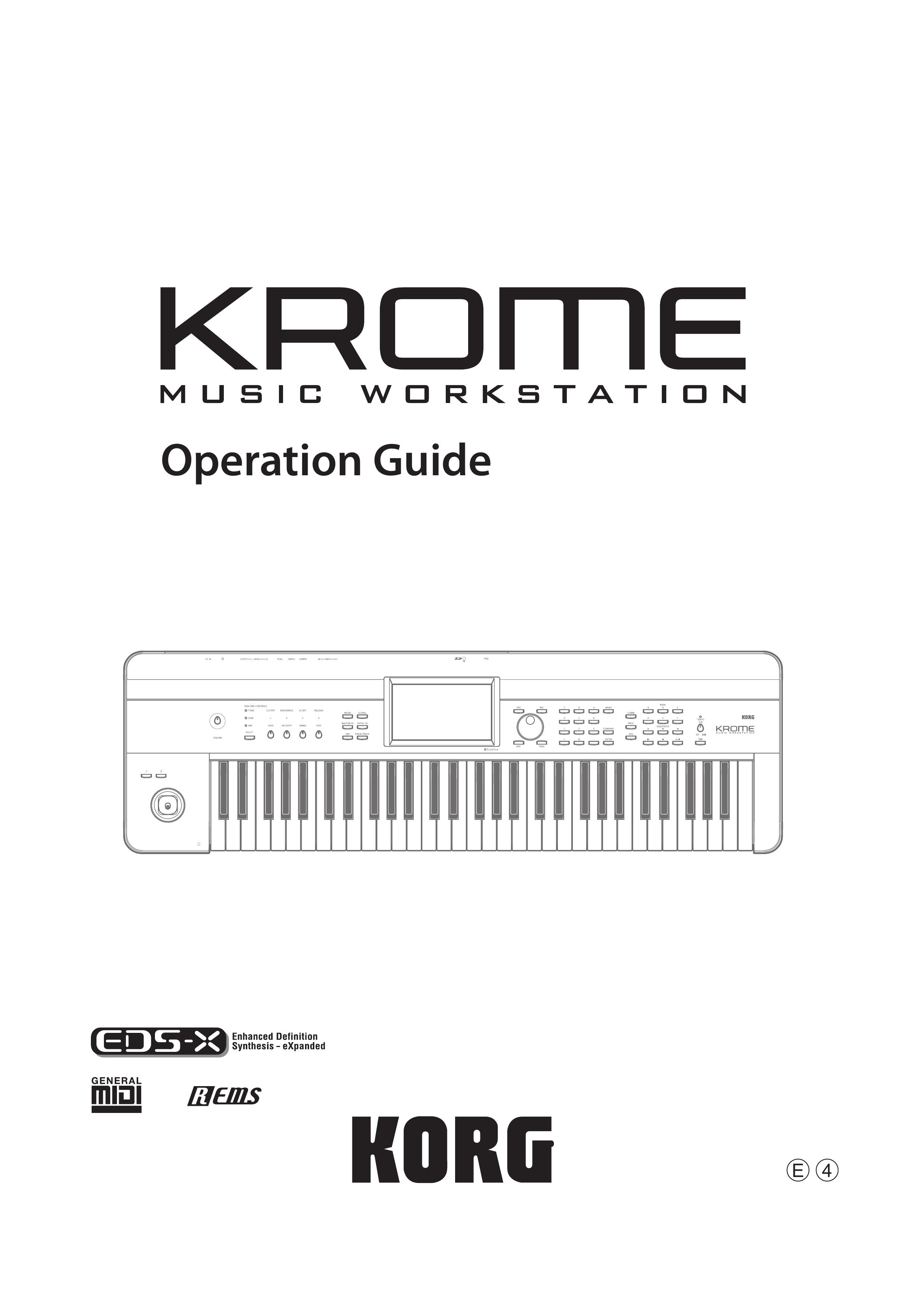 Korg 61key Electronic Keyboard User Manual