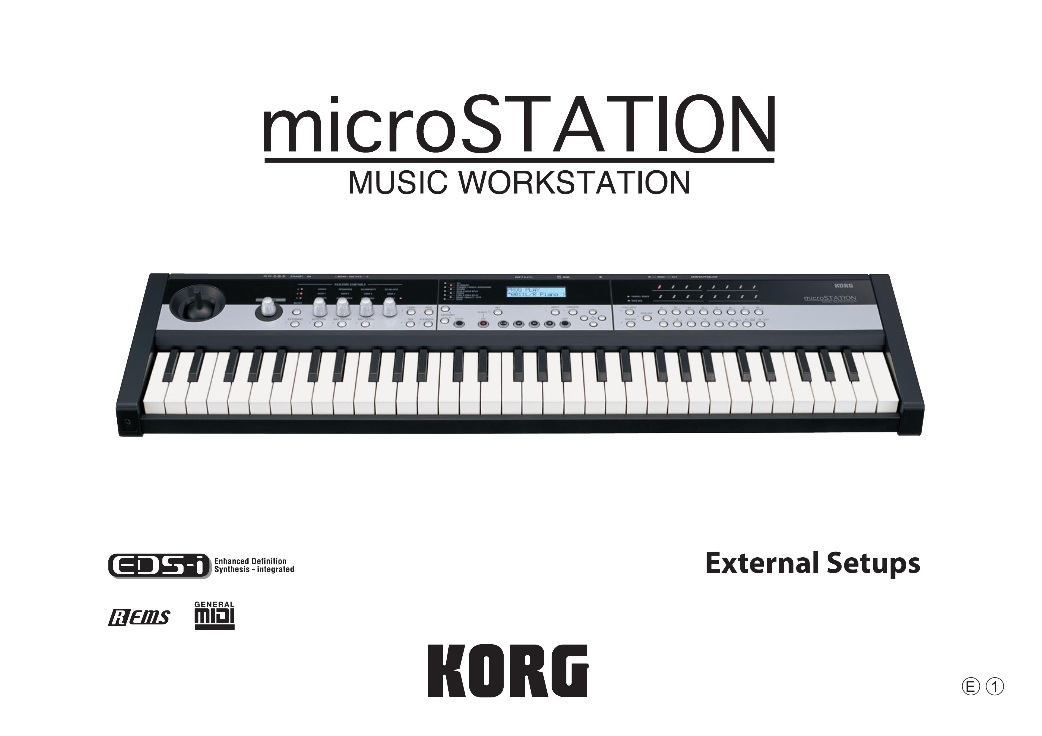 Korg KLC M1 Electronic Keyboard User Manual