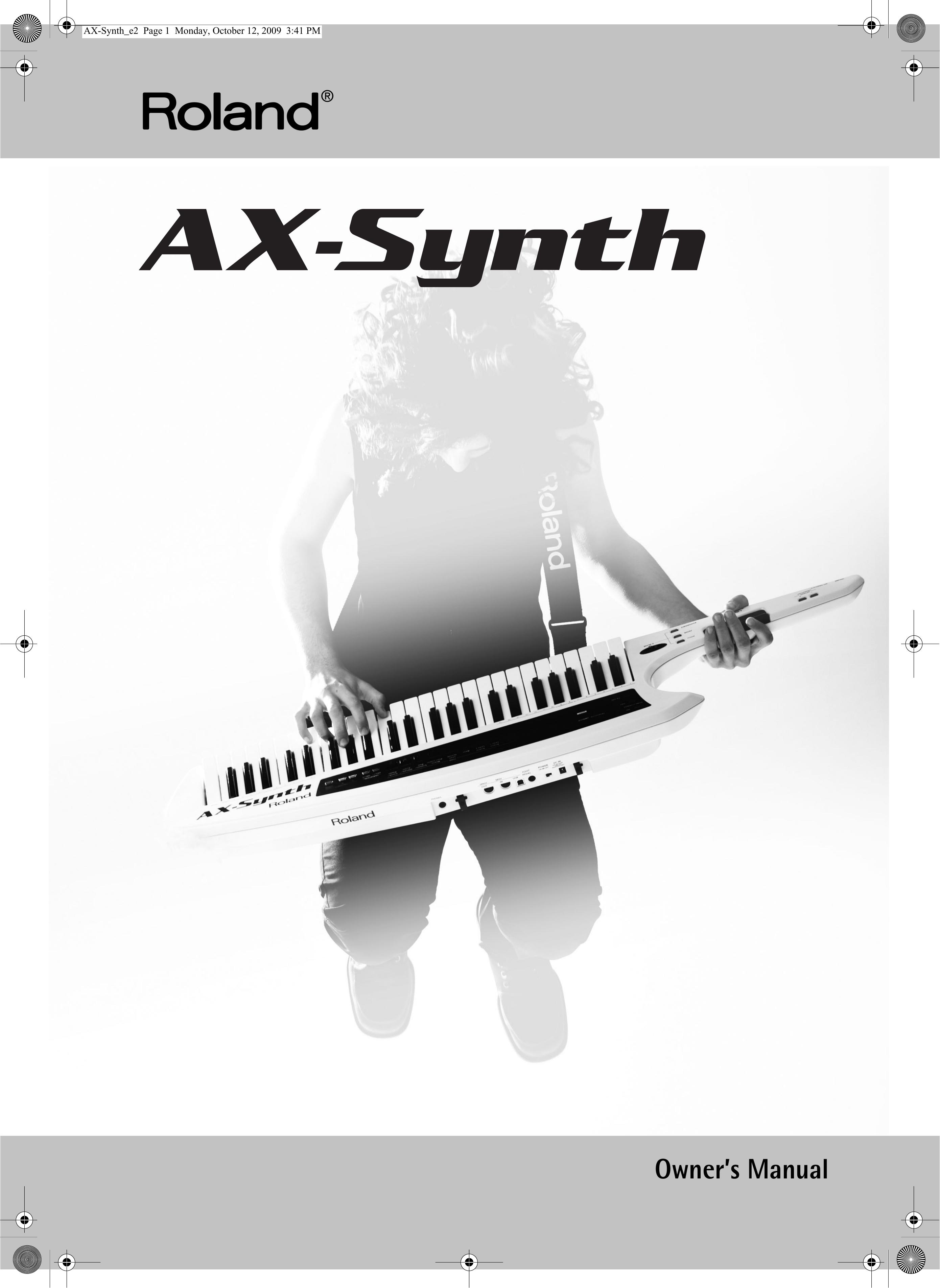 Roland AX-Synth Electronic Keyboard User Manual