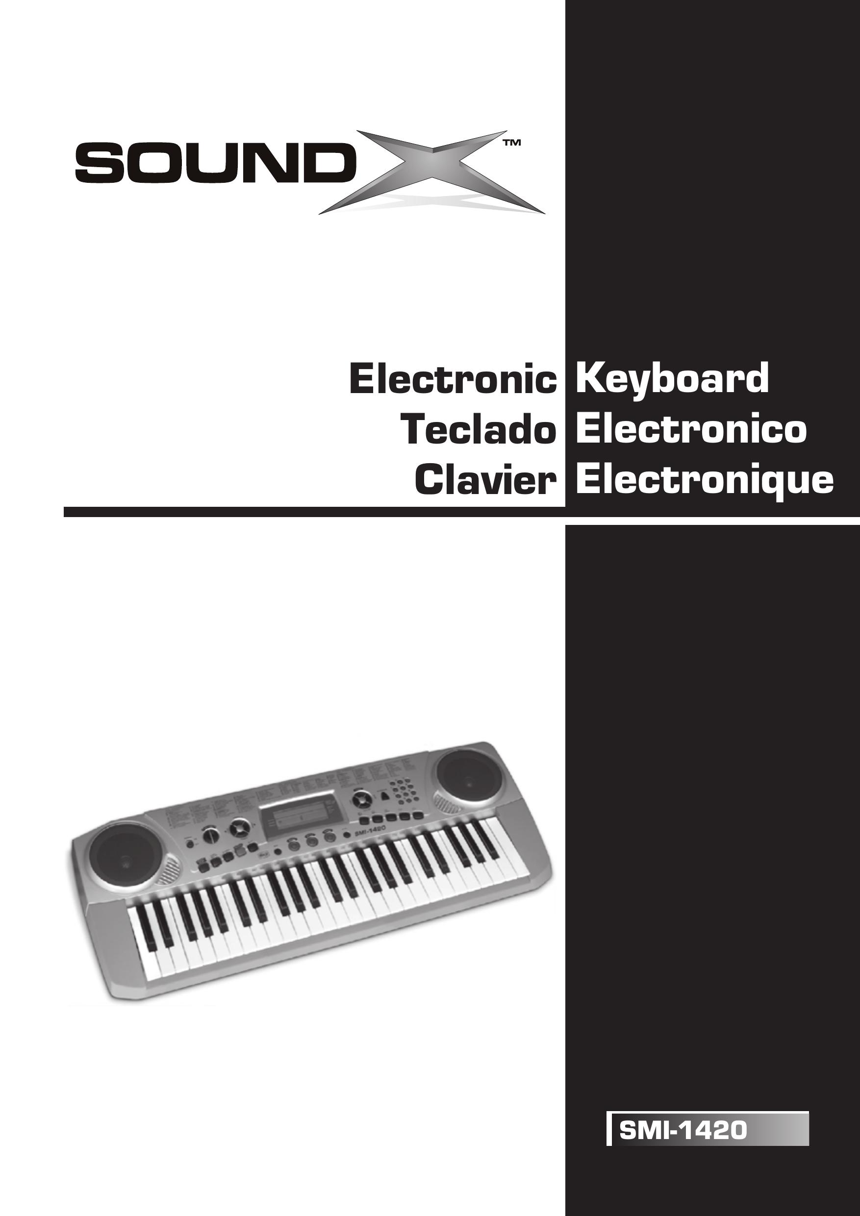 The Singing Machine SMI-1420 Electronic Keyboard User Manual