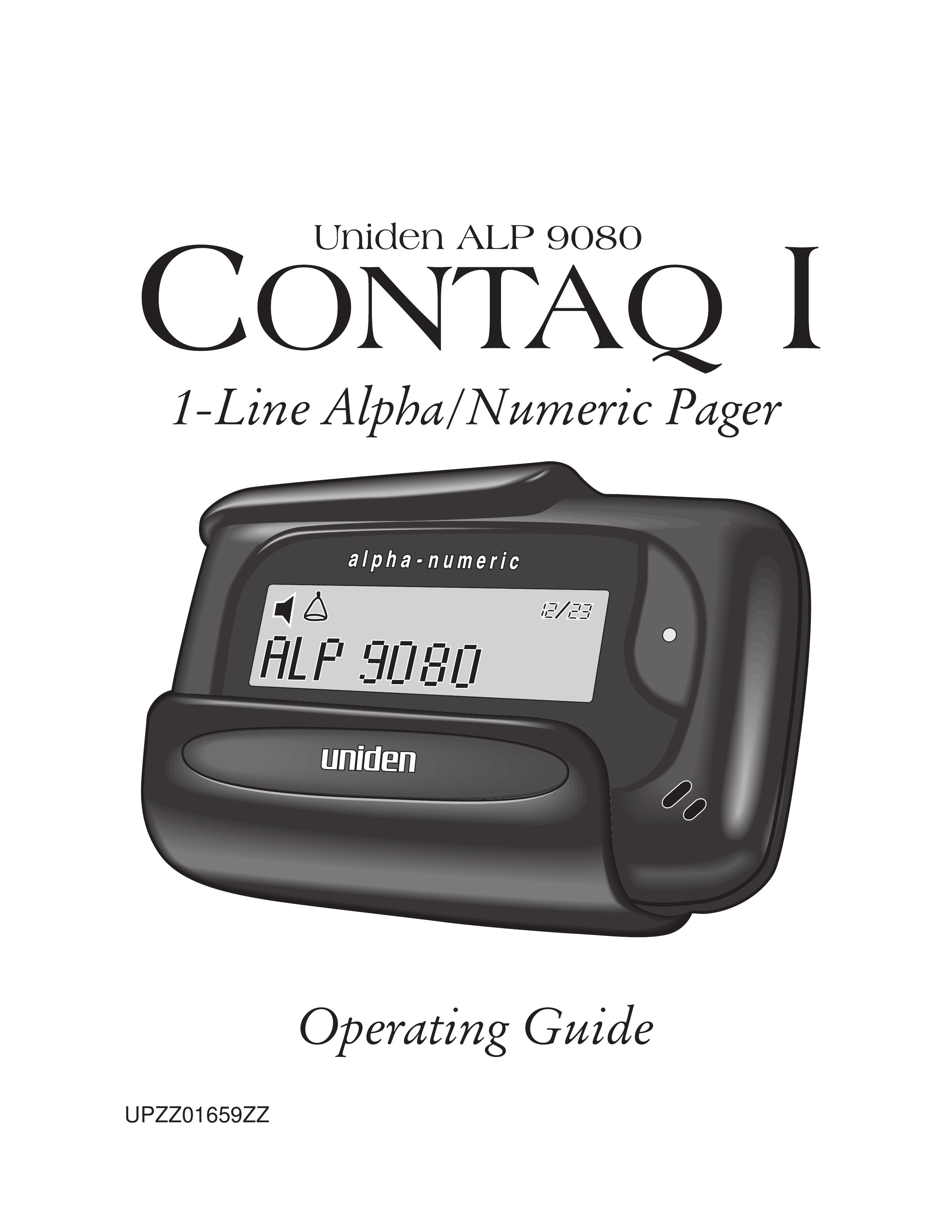 Uniden ALP 9080 Electronic Keyboard User Manual