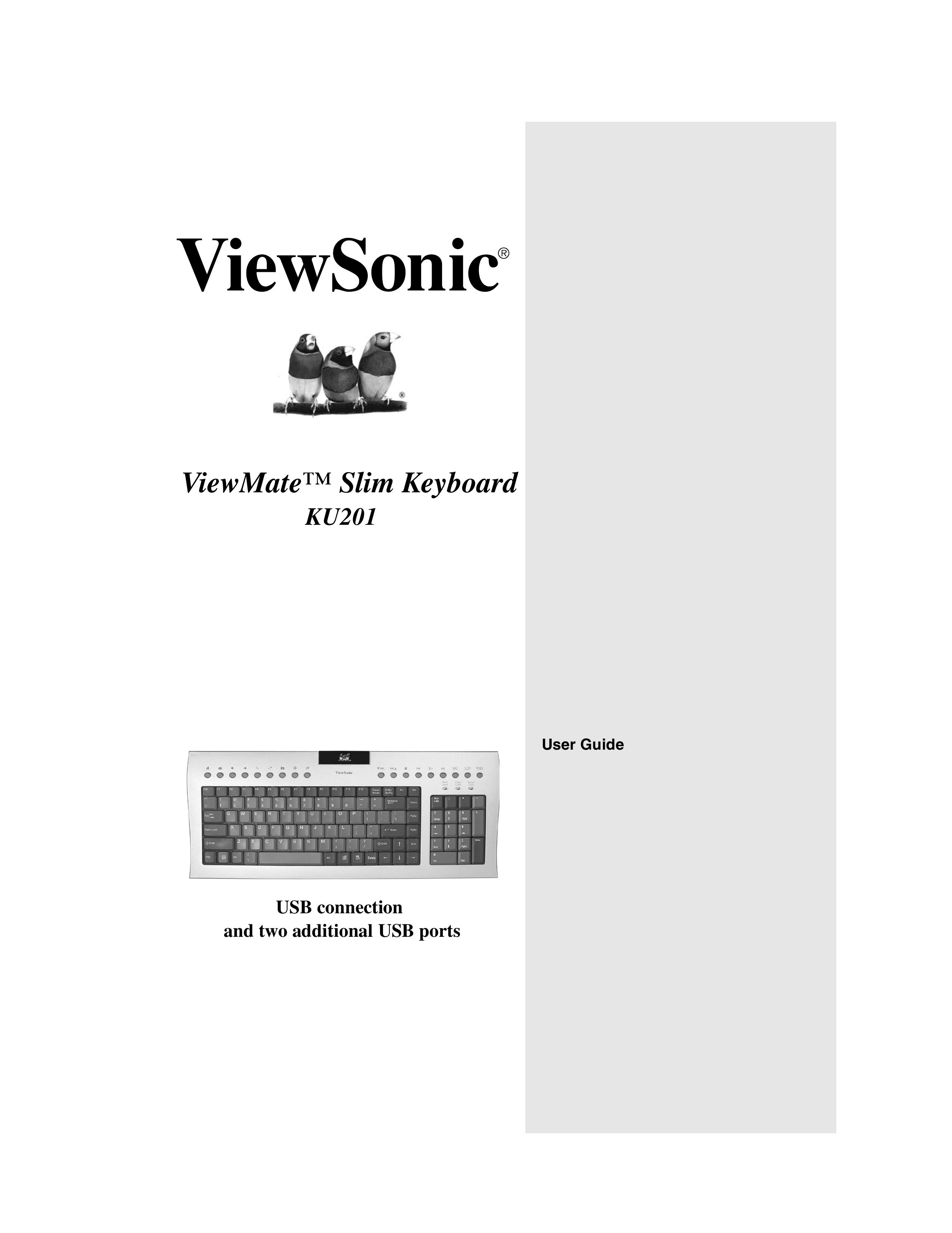 ViewSonic KU201 Electronic Keyboard User Manual