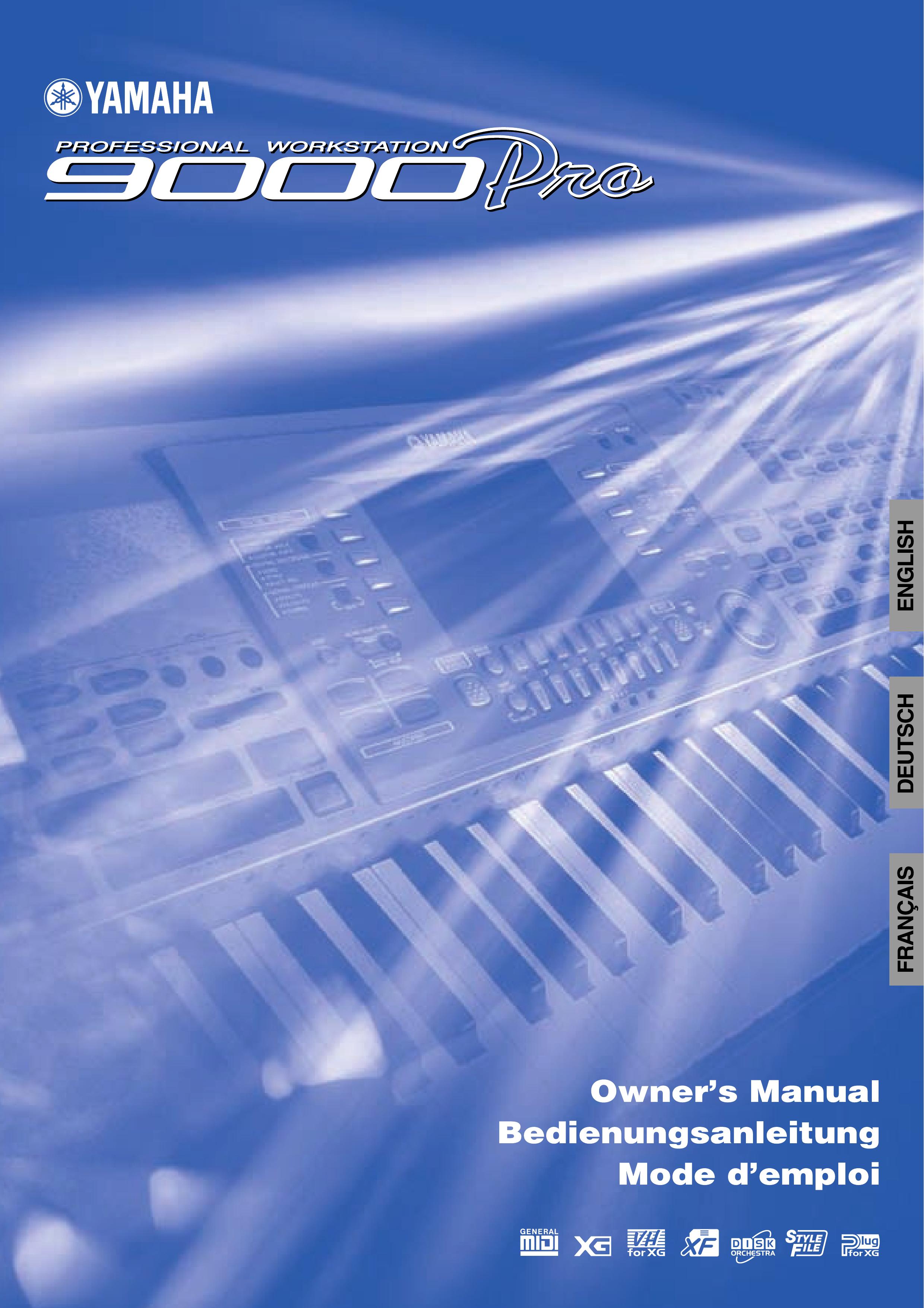 Yamaha 9000 Pro Electronic Keyboard User Manual