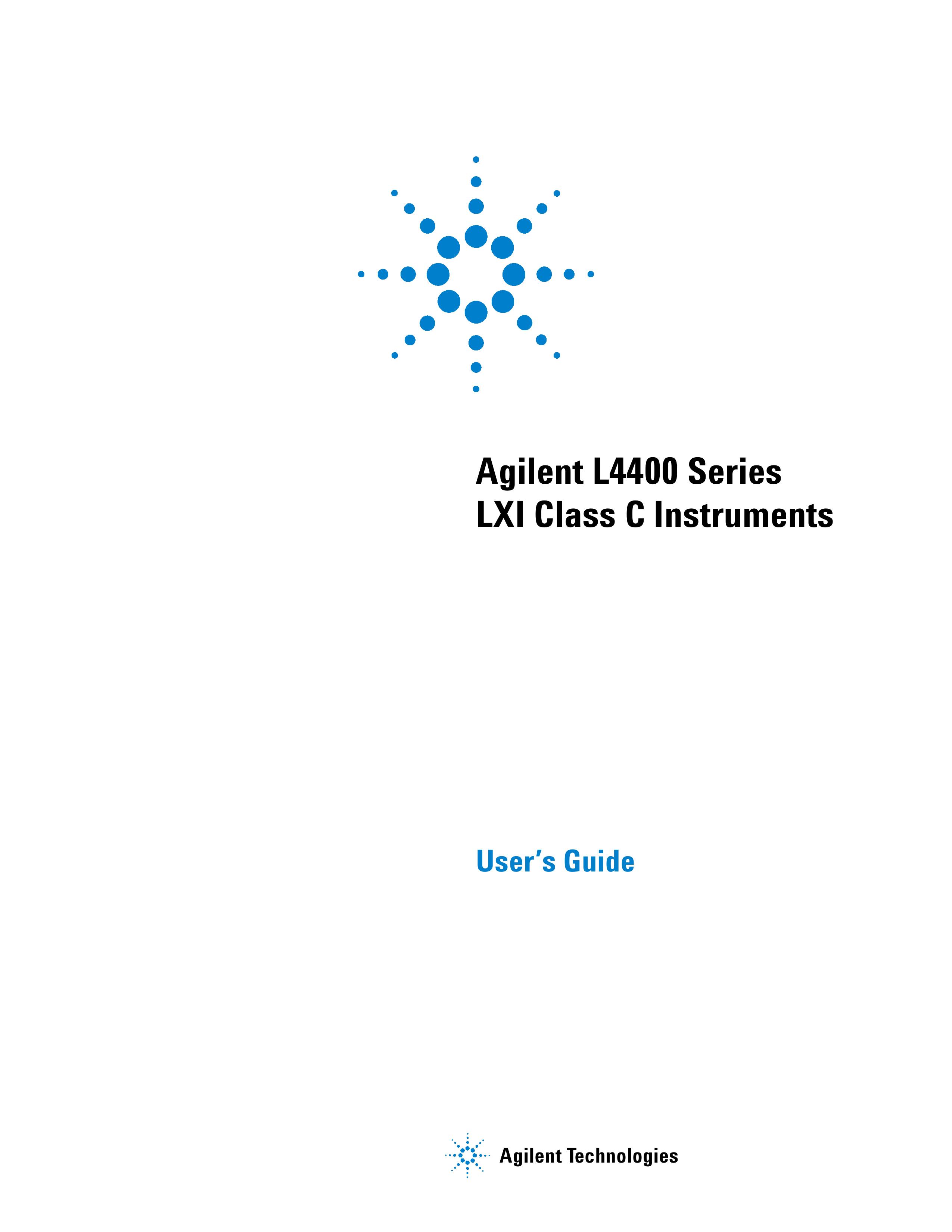 Agilent Technologies L4400 Guitar User Manual