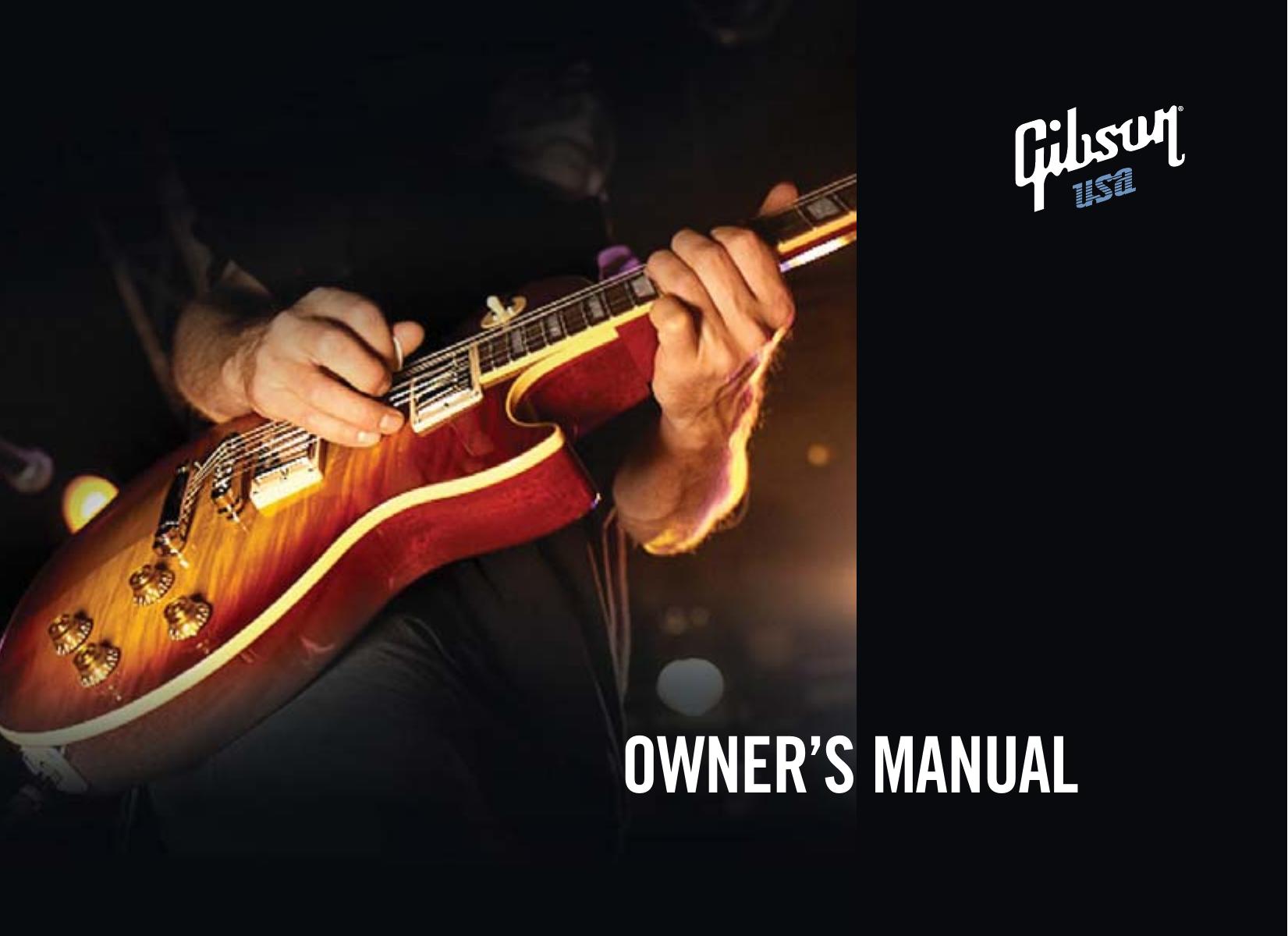 Gibson Guitars 1550-07 GUS Guitar User Manual