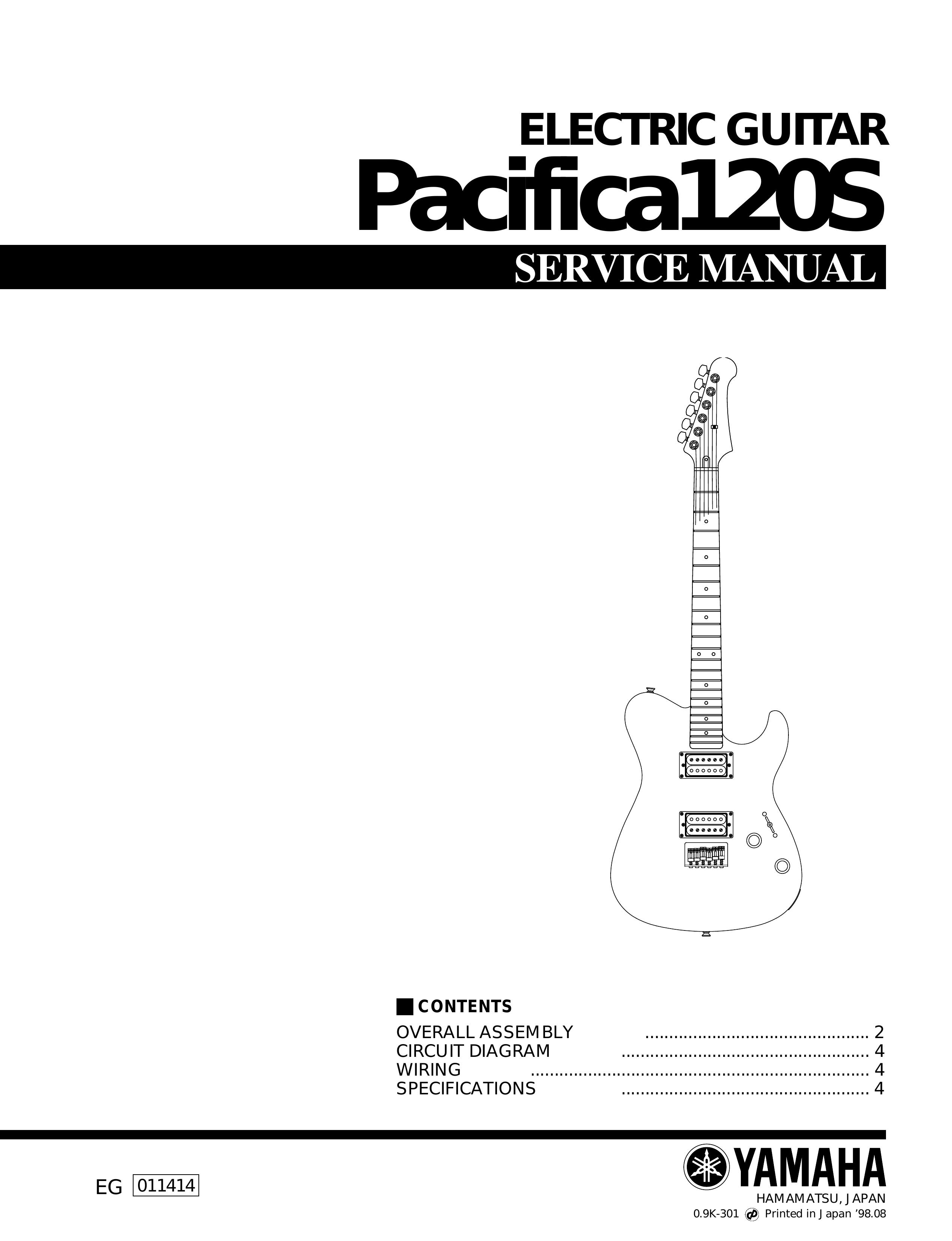 Yamaha 120S Guitar User Manual