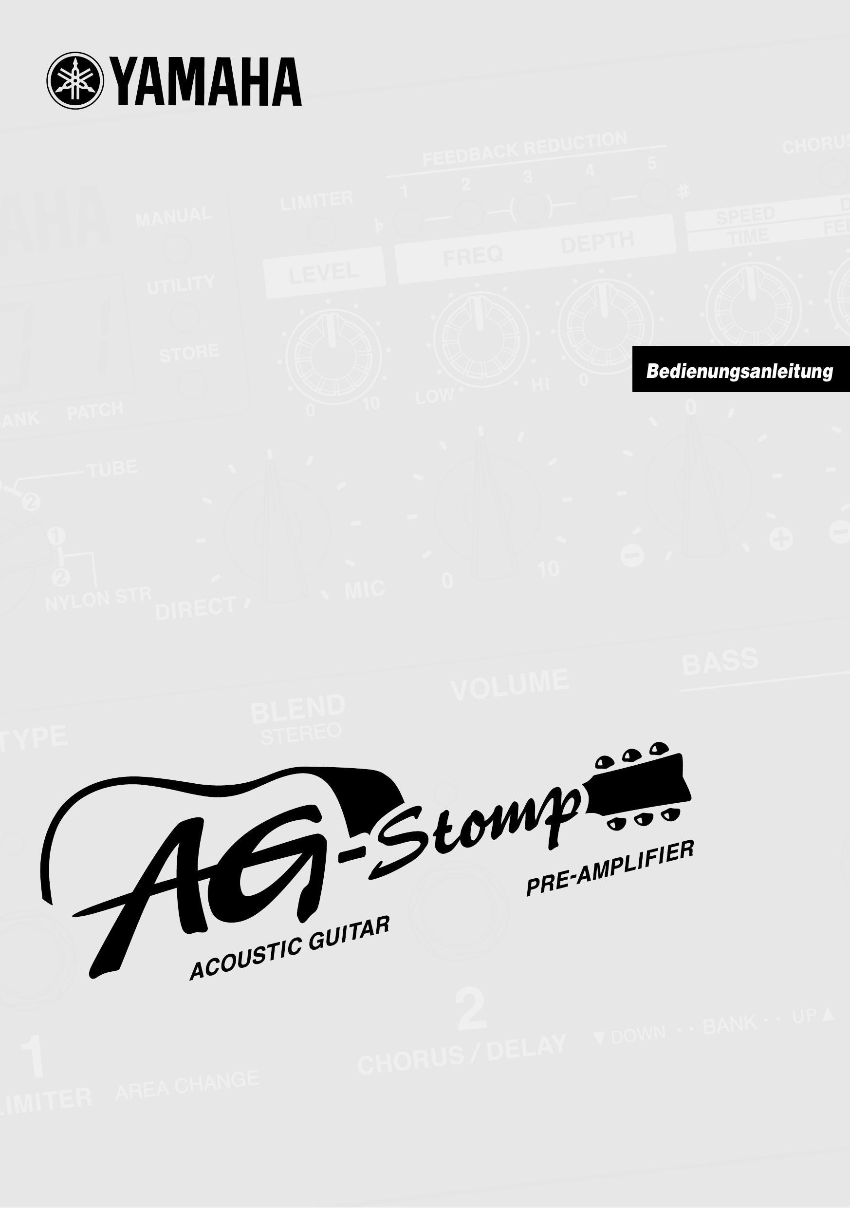 Yamaha AG-Stomp Guitar User Manual