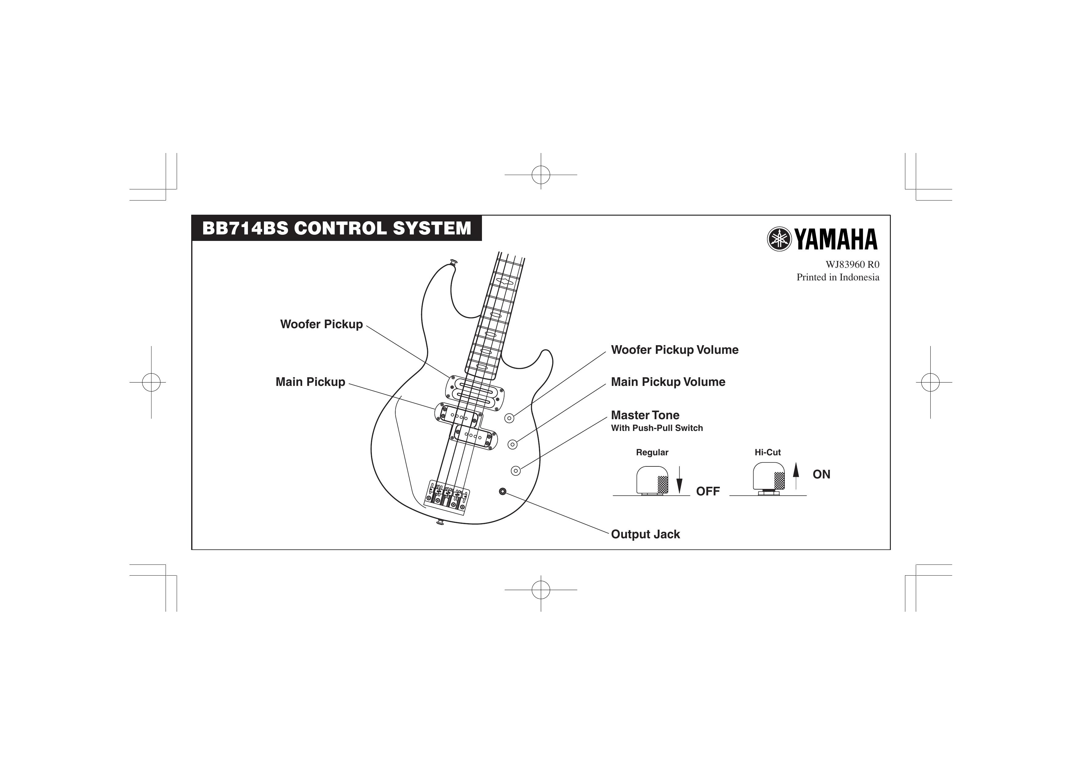 Yamaha BB714BS Guitar User Manual