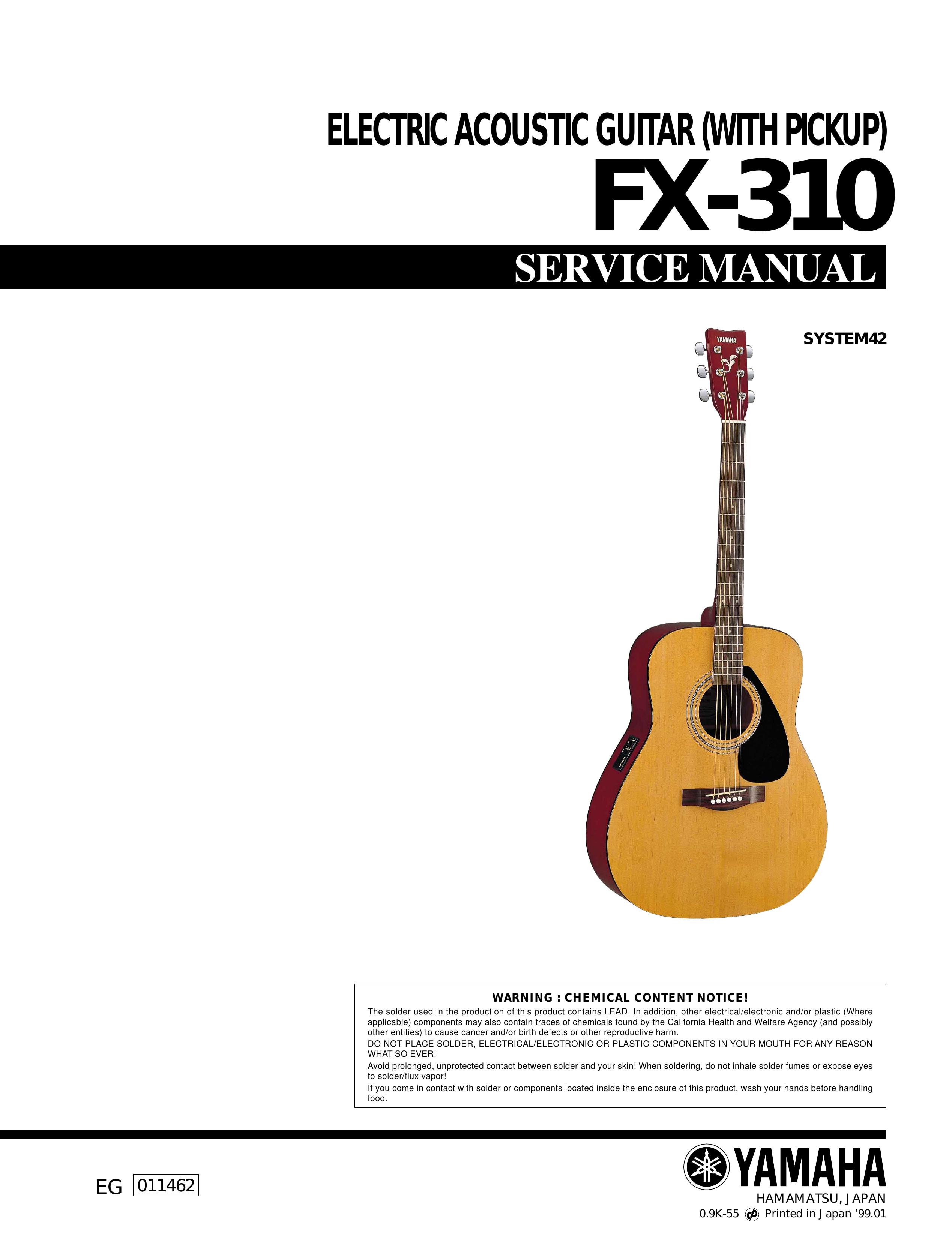 Yamaha FX-310 Guitar User Manual