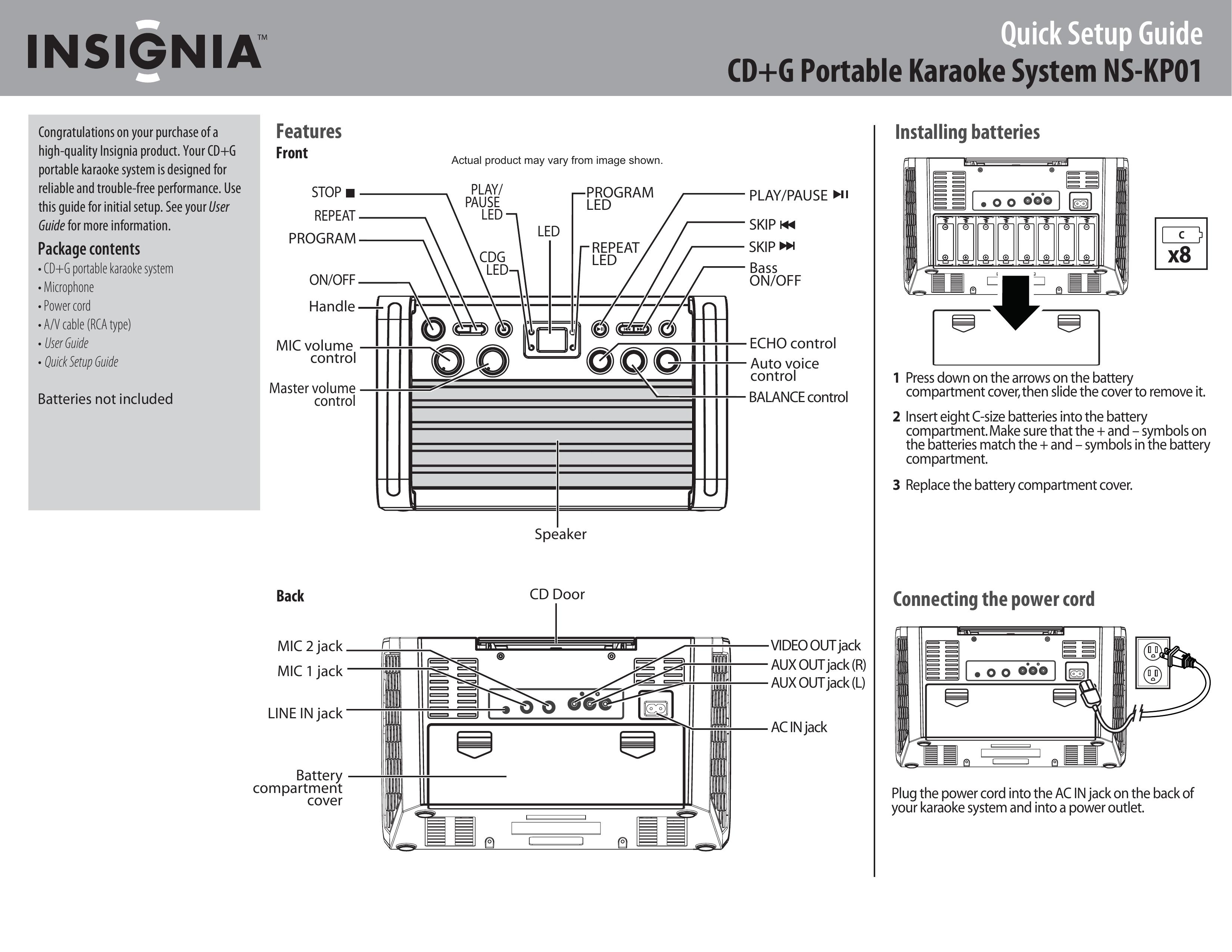 Konica Minolta NS-KP01 Karaoke Machine User Manual
