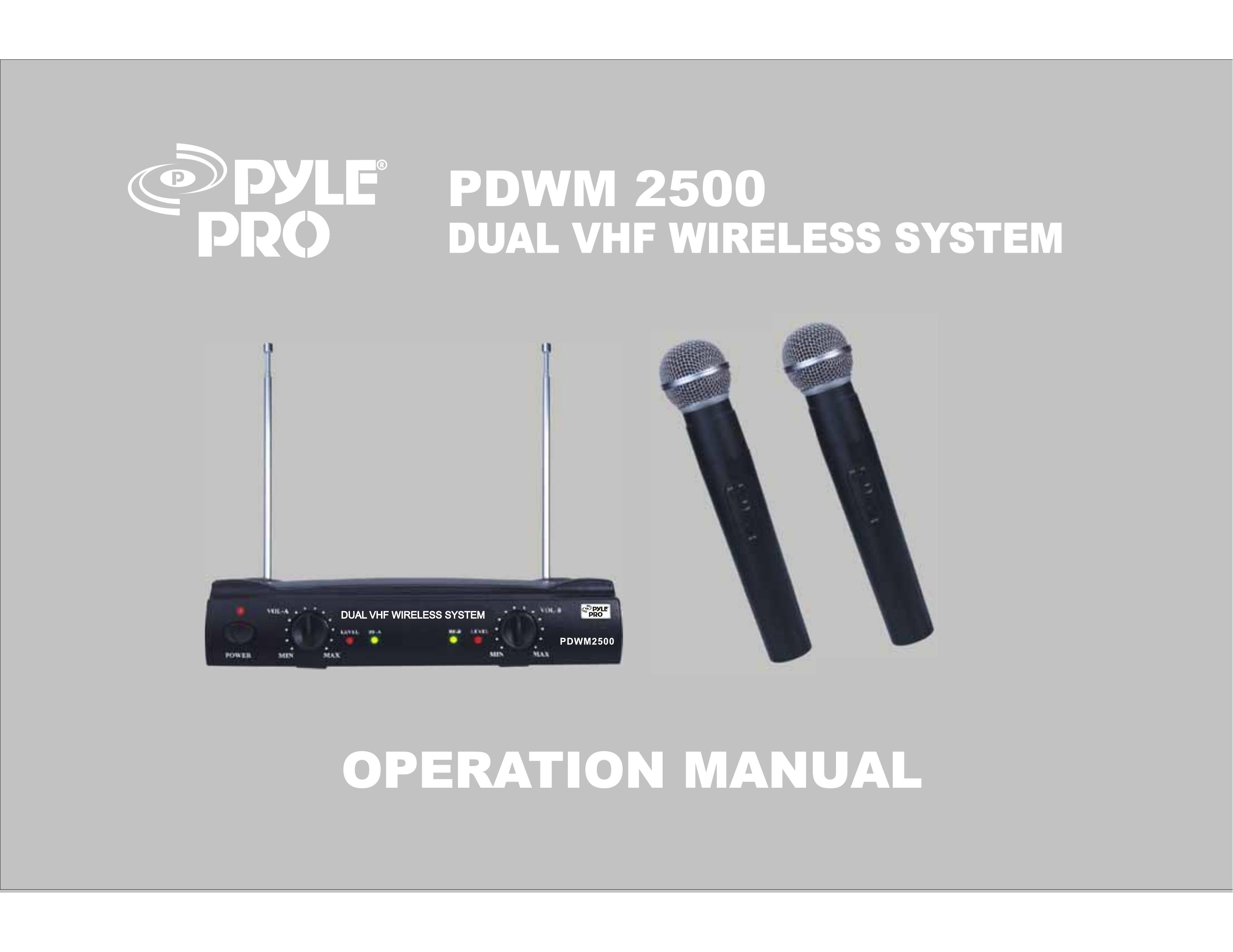 PYLE Audio PDWM 2500 Karaoke Machine User Manual
