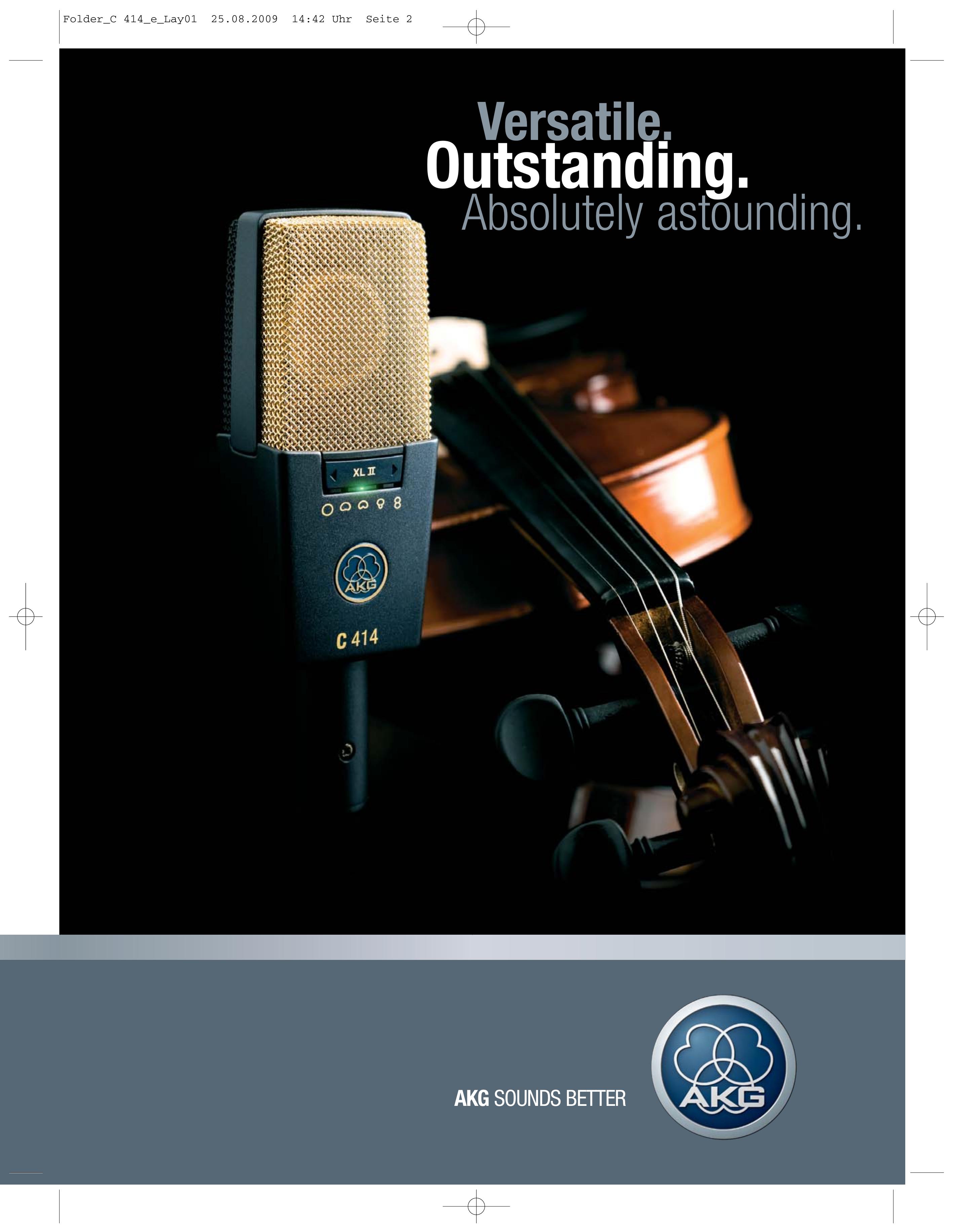 AKG Acoustics C 414 Microphone User Manual