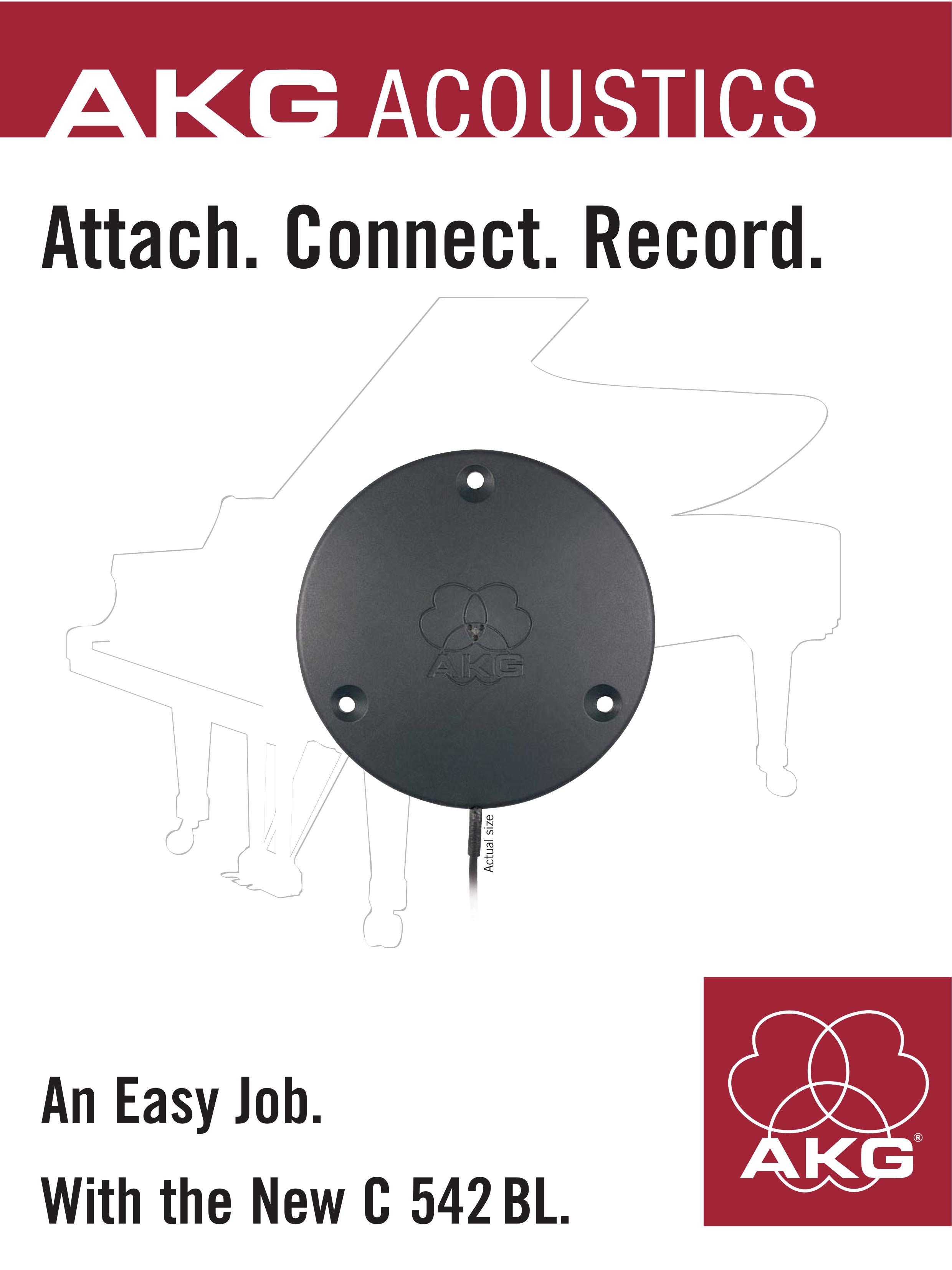 AKG Acoustics C 542 BL Microphone User Manual