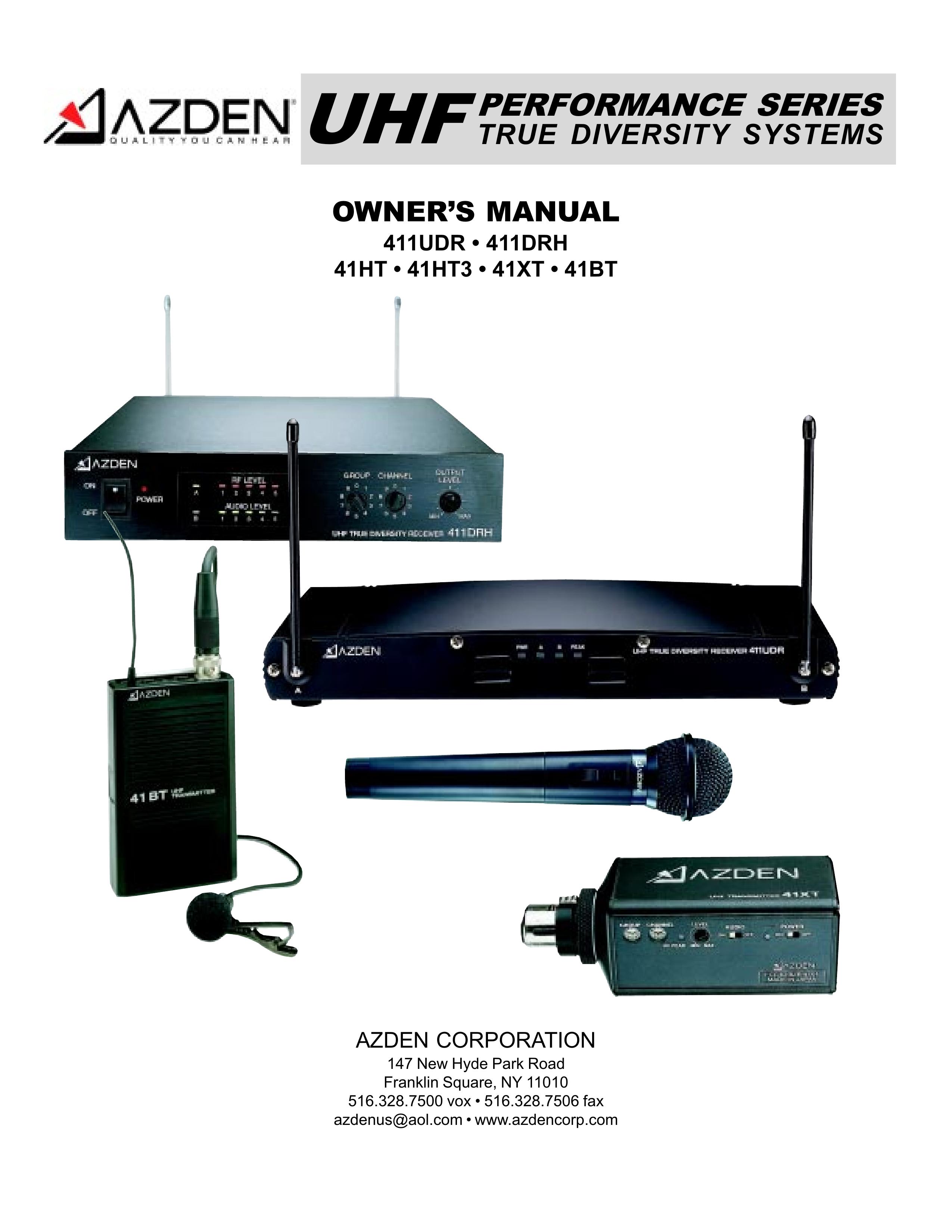 Azden 41XT Microphone User Manual