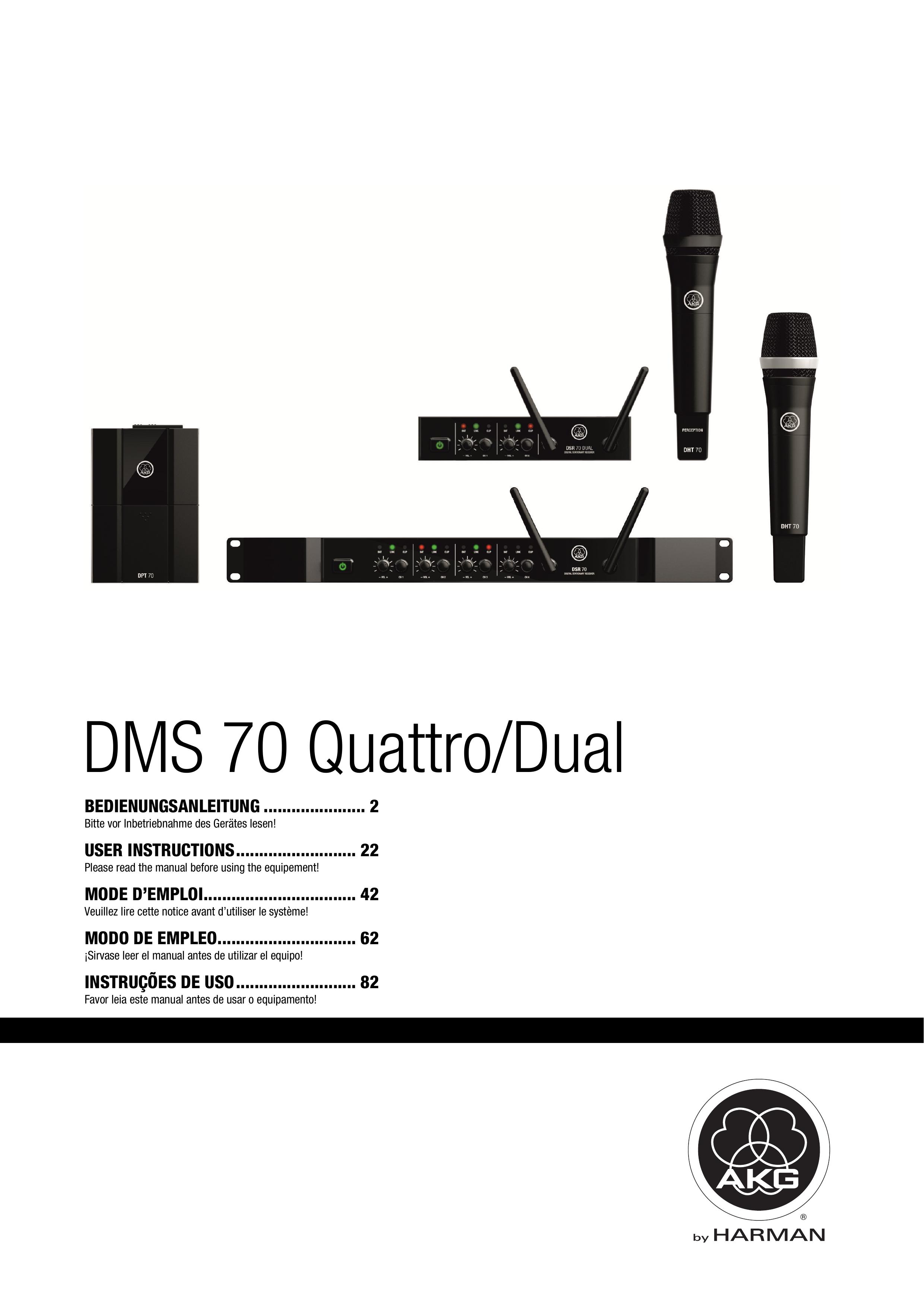Harman DMS70 Microphone User Manual