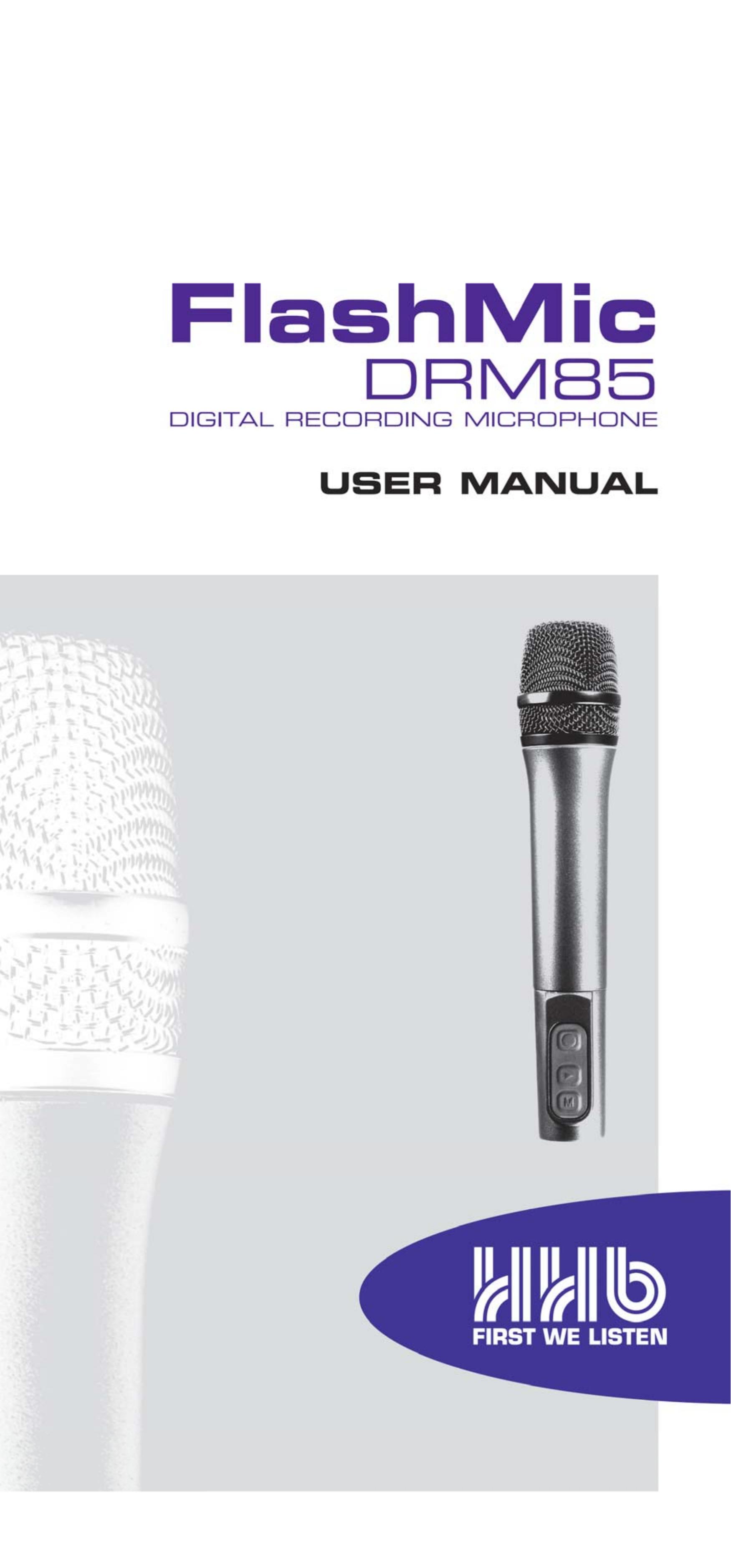 HHB comm DRM85 Microphone User Manual