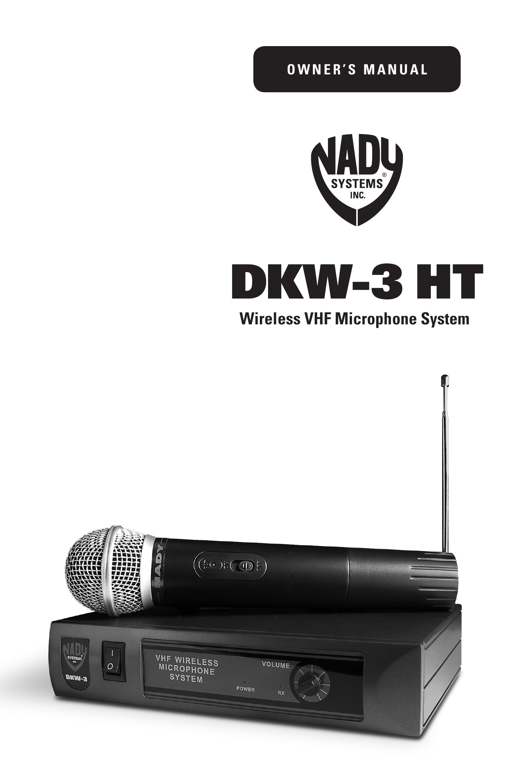 Nady Systems DKW3HTB Microphone User Manual
