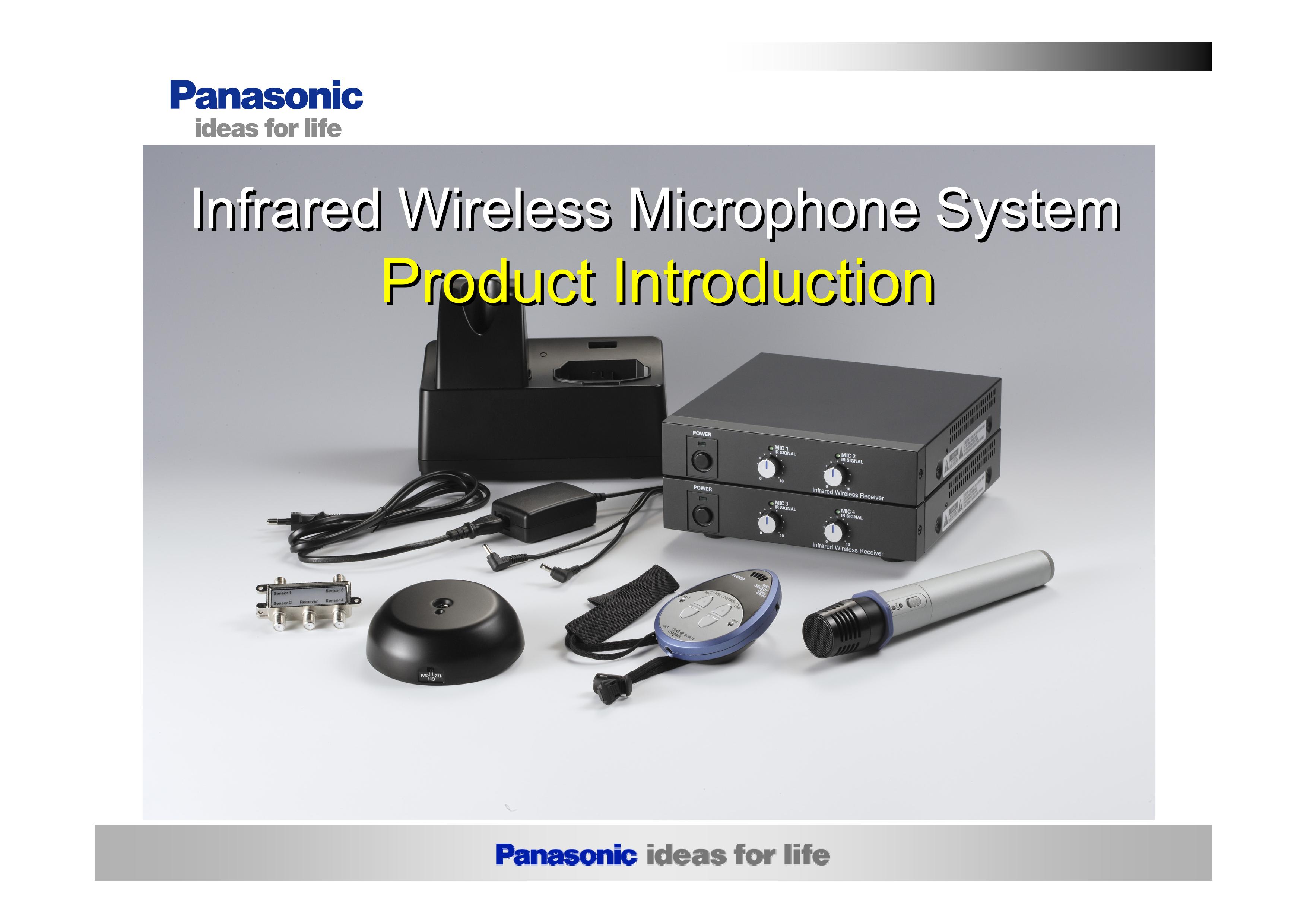 Panasonic WX-LR100A Microphone User Manual