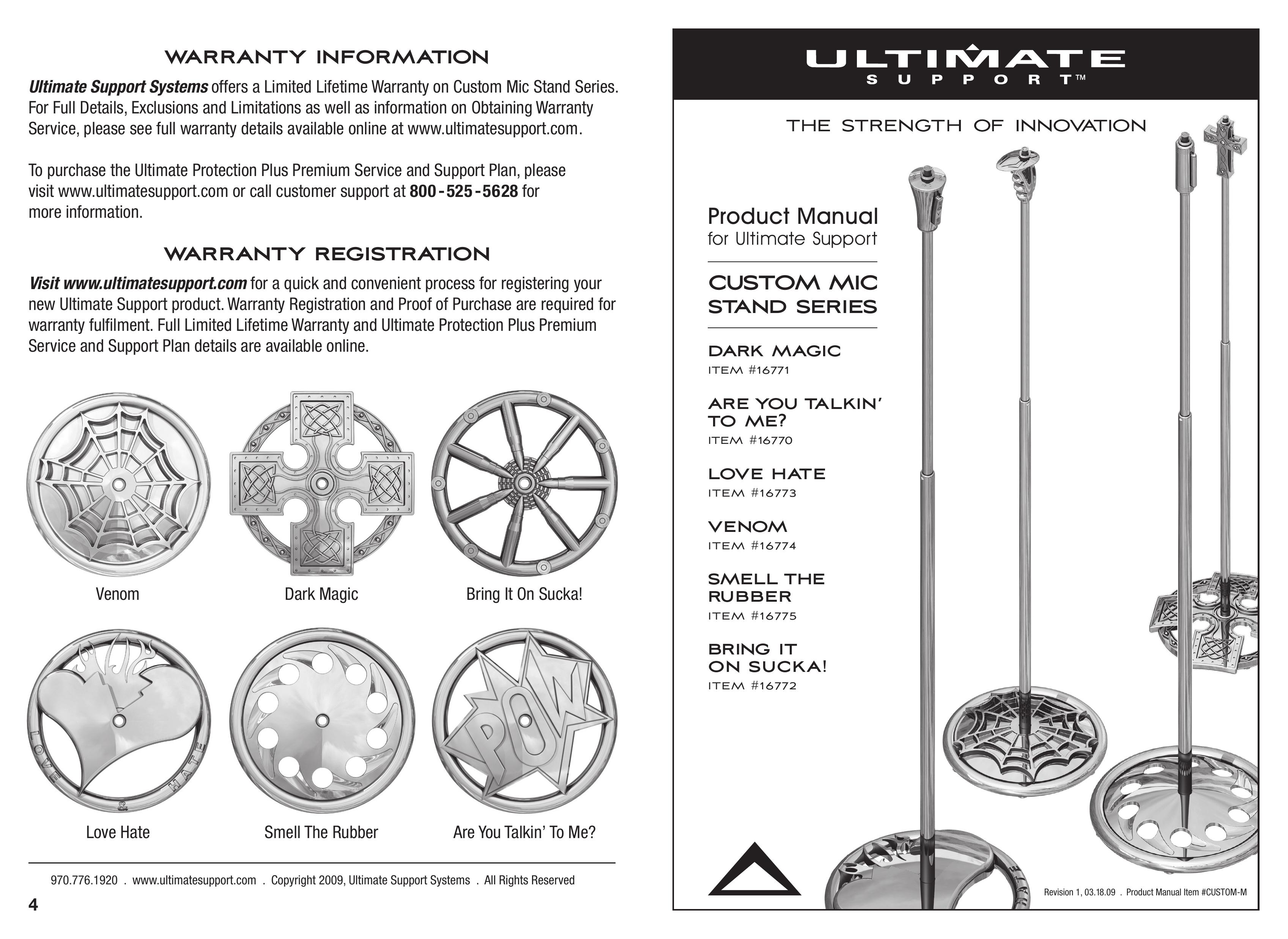 Ultimate Support Systems 16772 Microphone User Manual