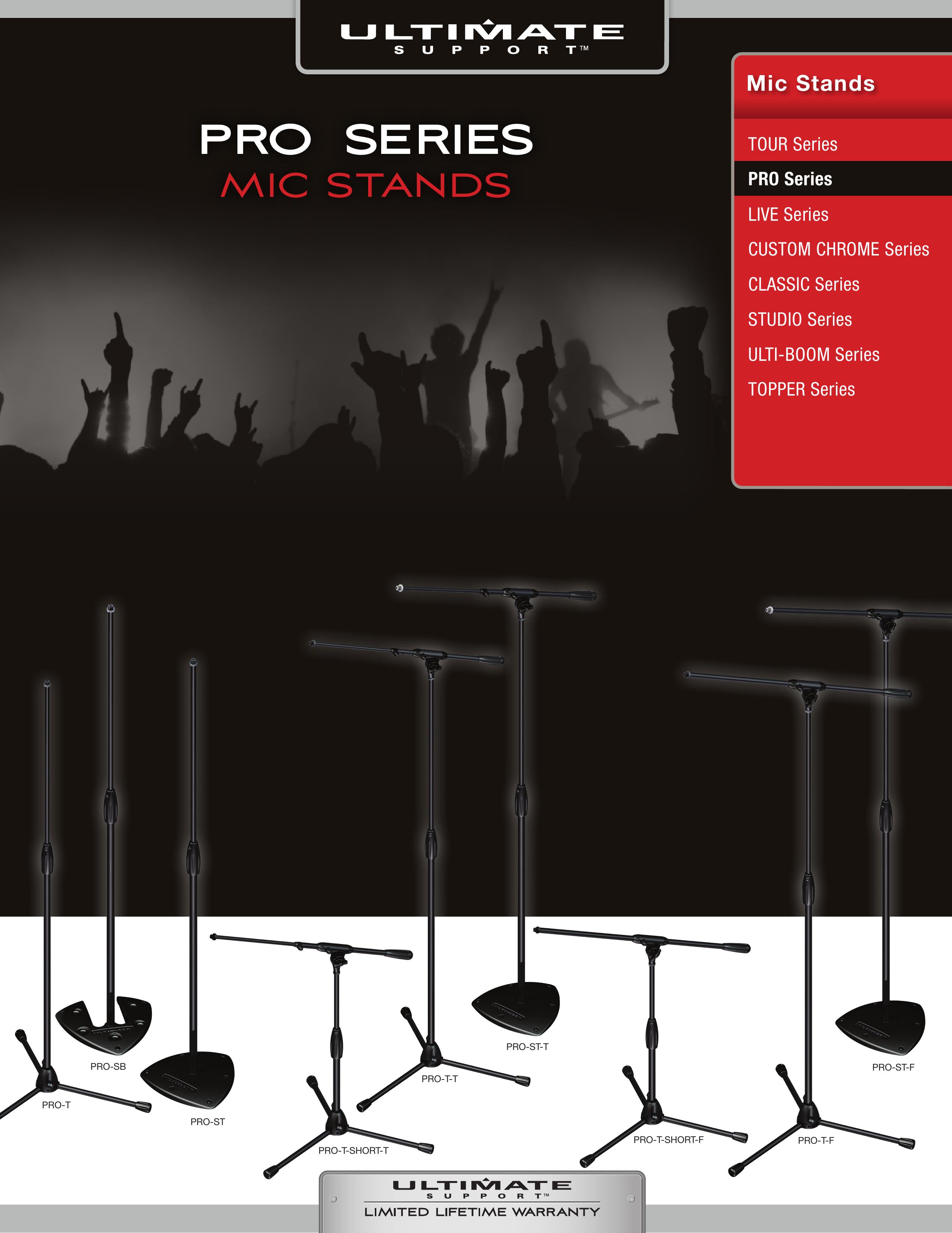 Ultimate Support Systems PRO-ST Microphone User Manual