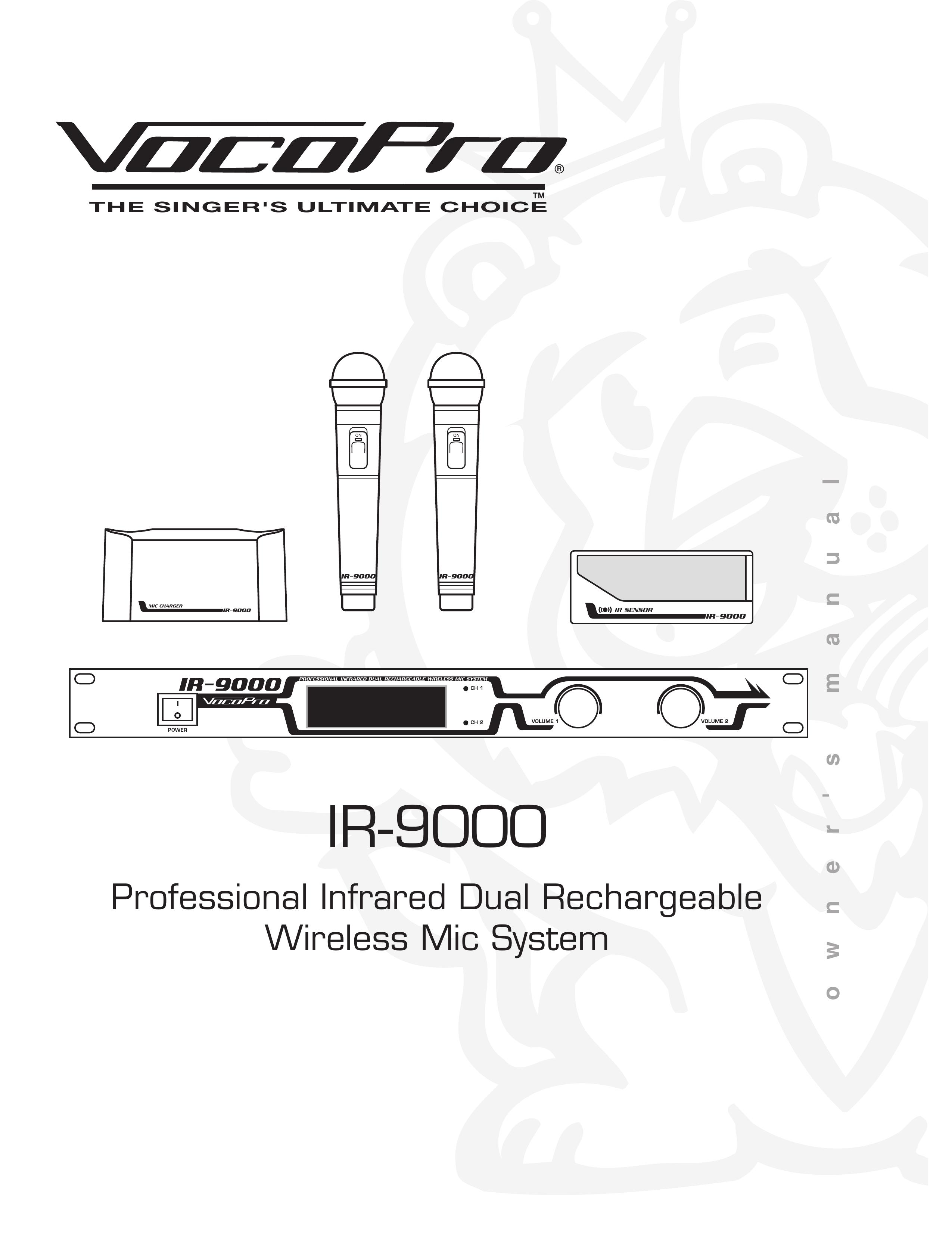 VocoPro IR-9000 Microphone User Manual