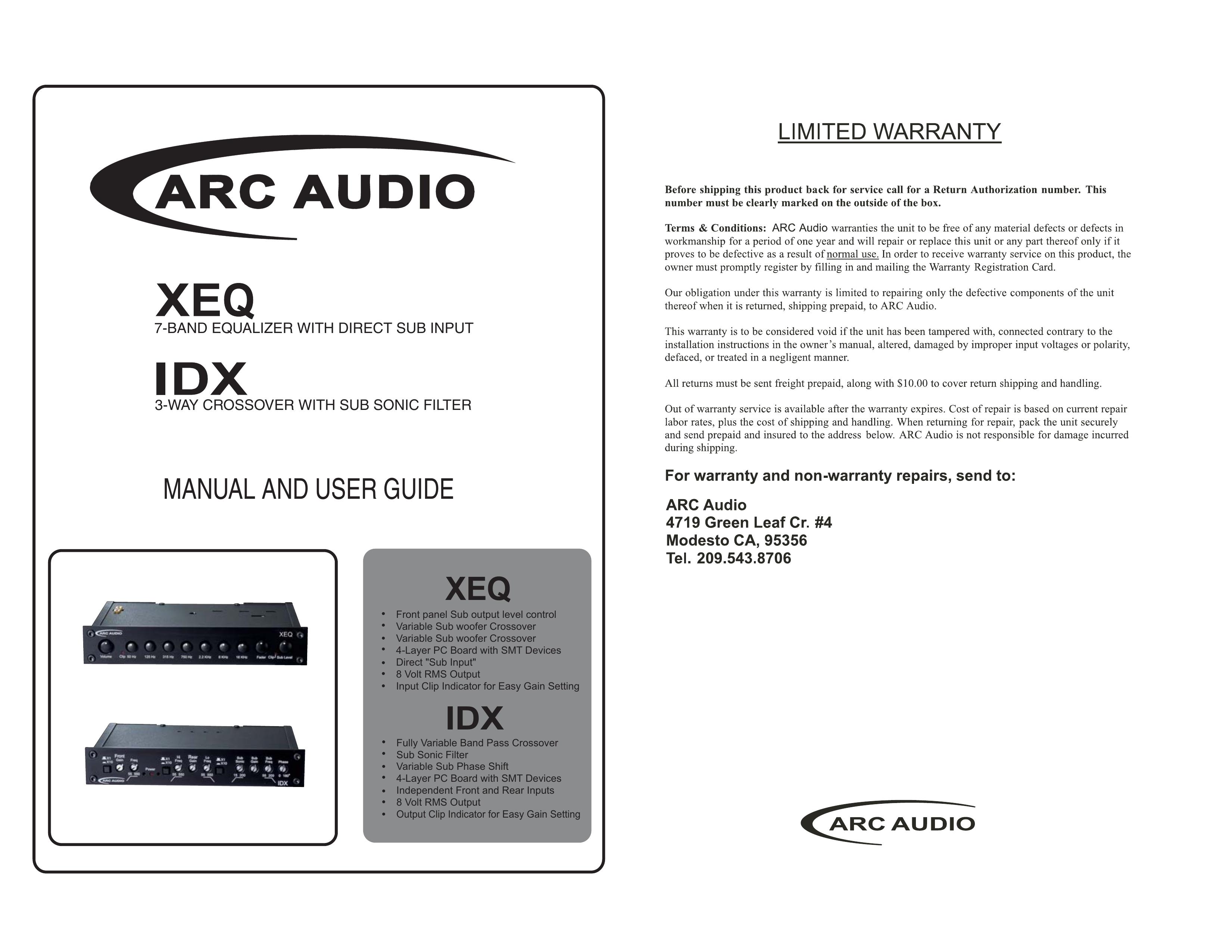 ARC Audio XEQ Music Mixer User Manual