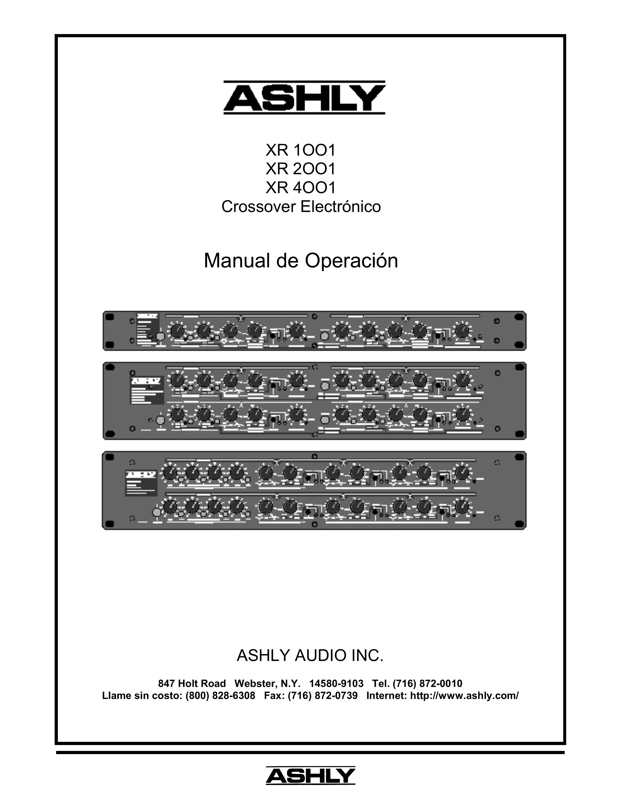 Ashly XR 1OO1 Music Mixer User Manual
