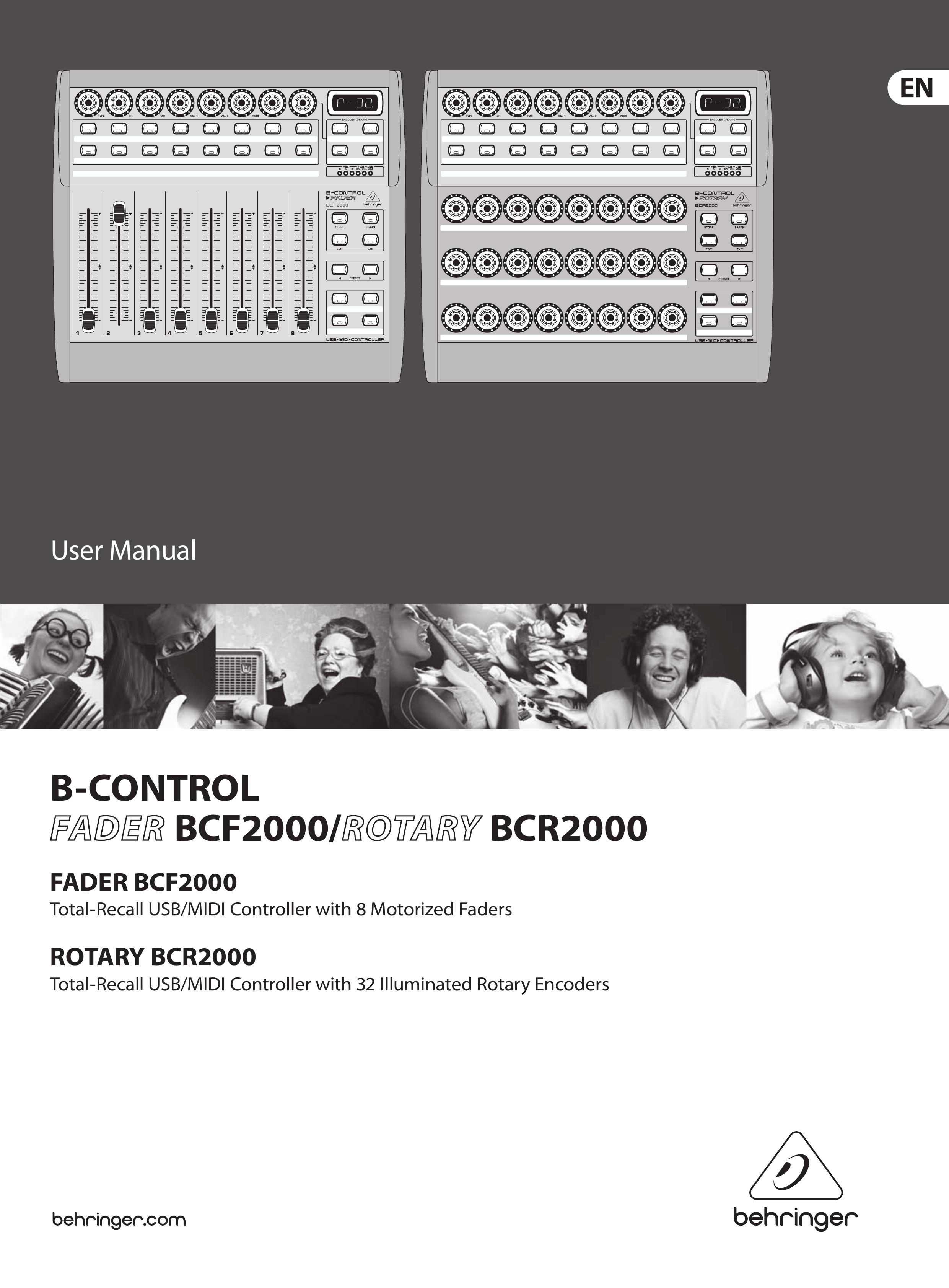 Behringer BCF2000 Music Mixer User Manual