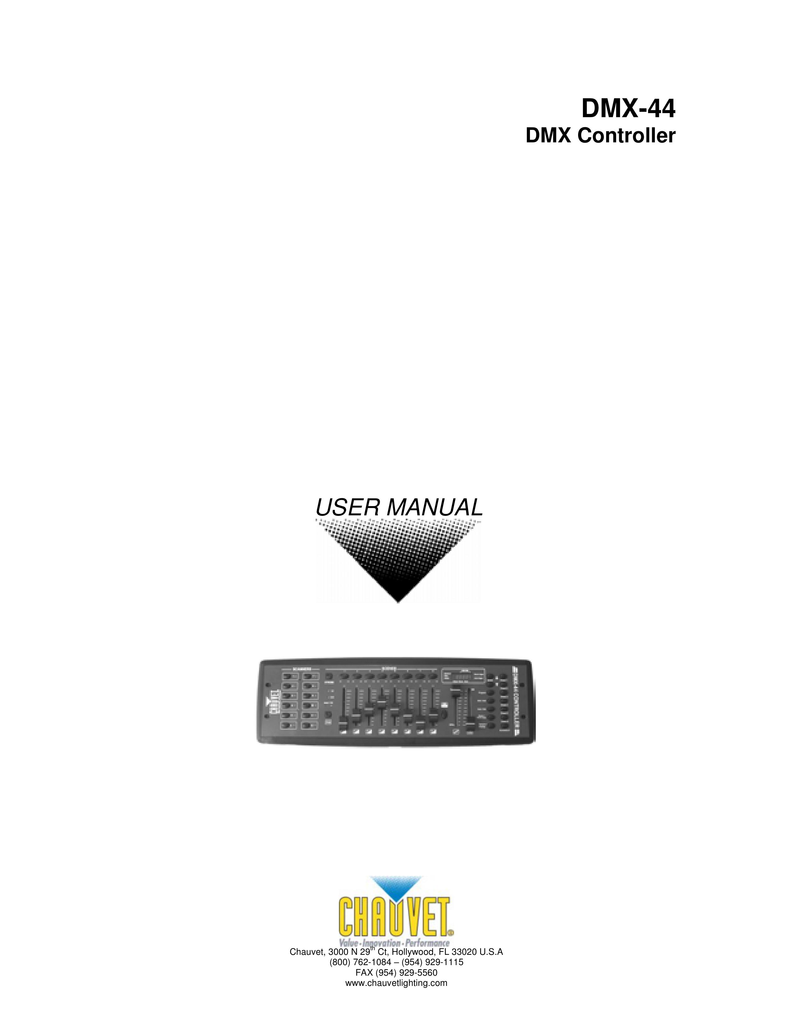 Chauvet DMX-44 Music Mixer User Manual