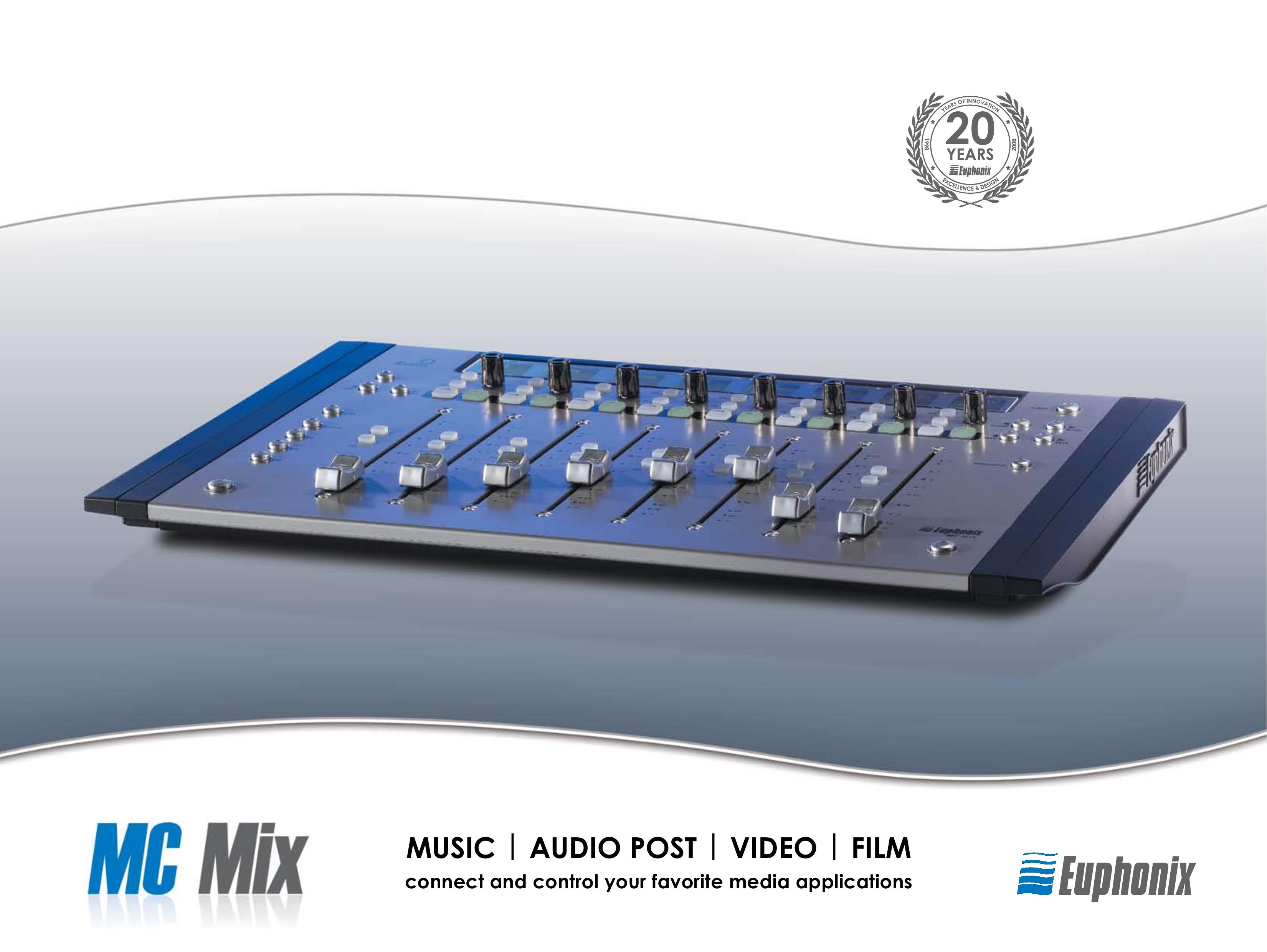 Euphonix Series MC Music Mixer User Manual