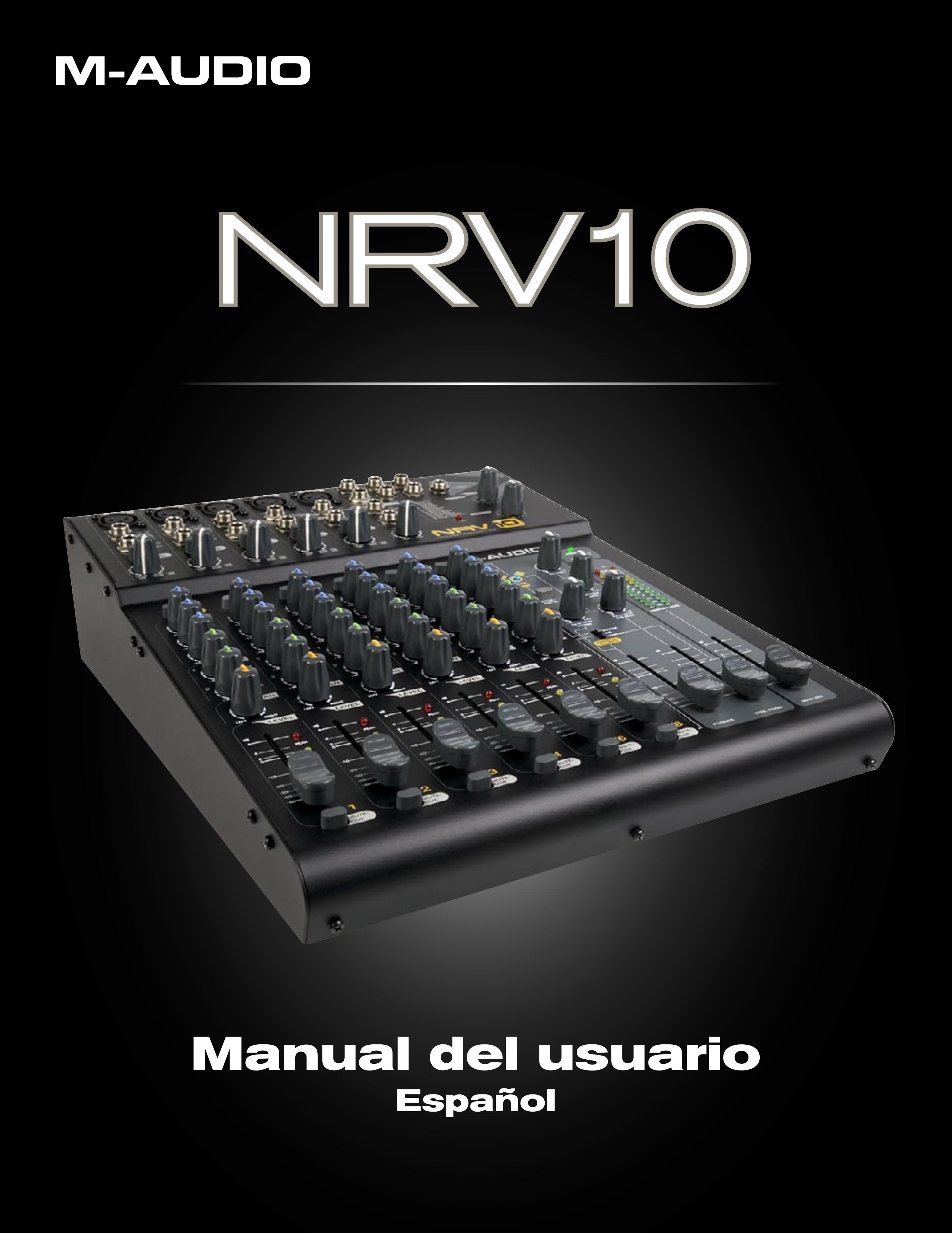 M-Audio NRV10 Music Mixer User Manual