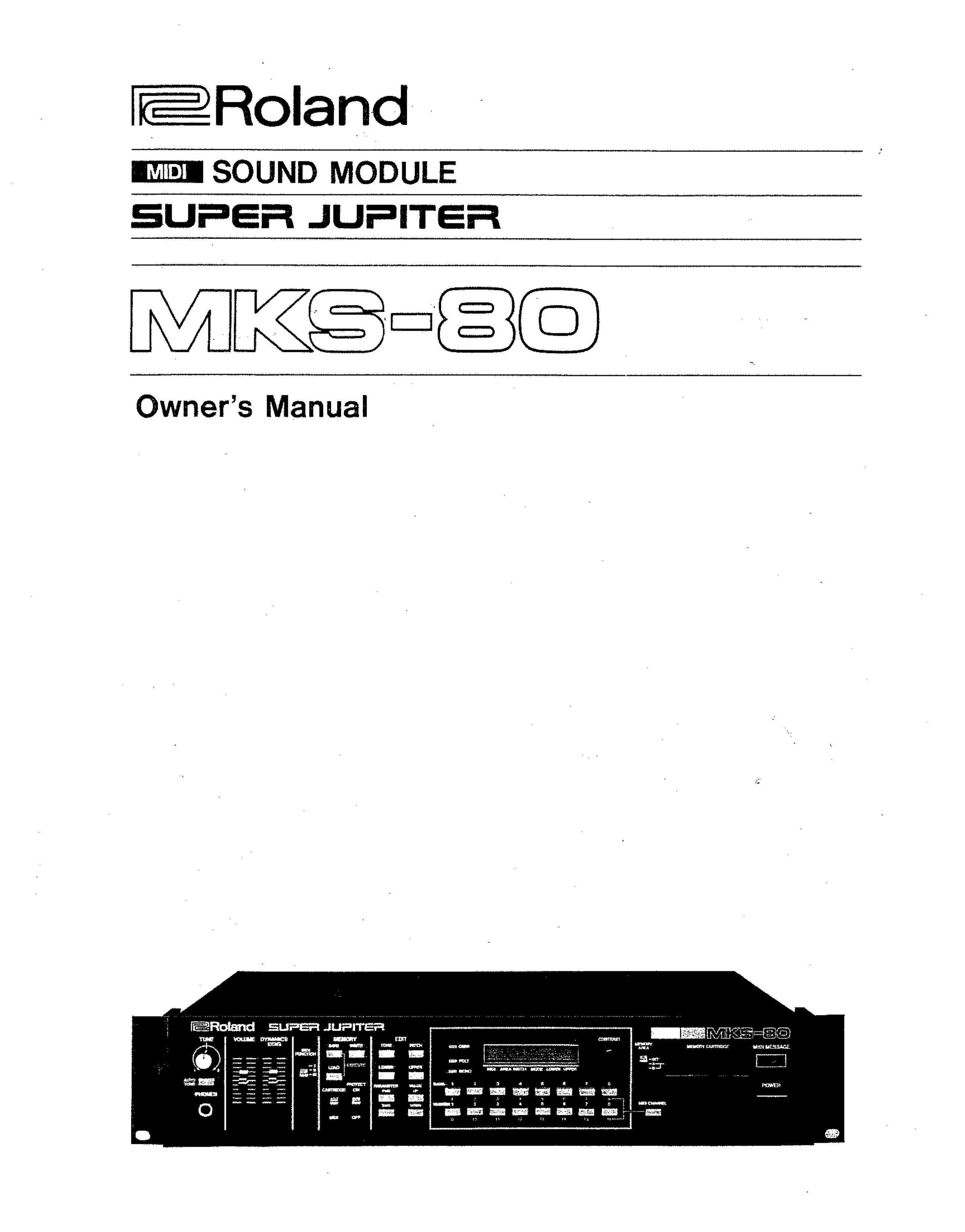 Roland MKS-80 Music Mixer User Manual