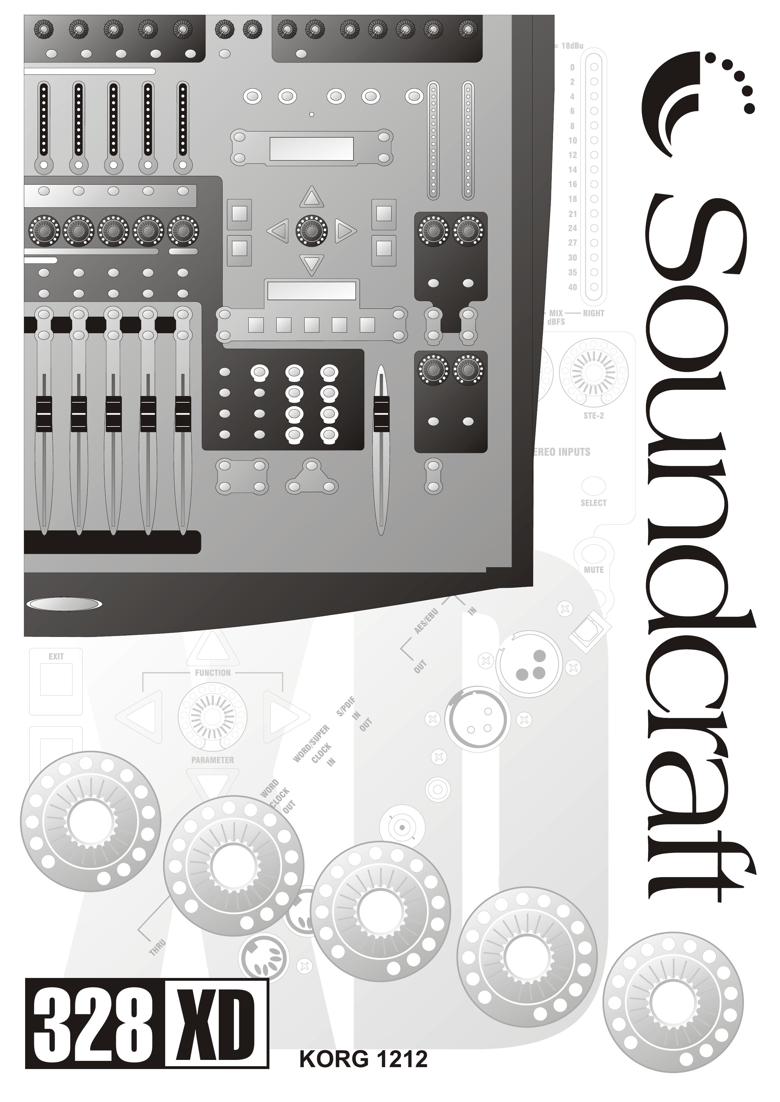 SoundCraft 328 XD Music Mixer User Manual