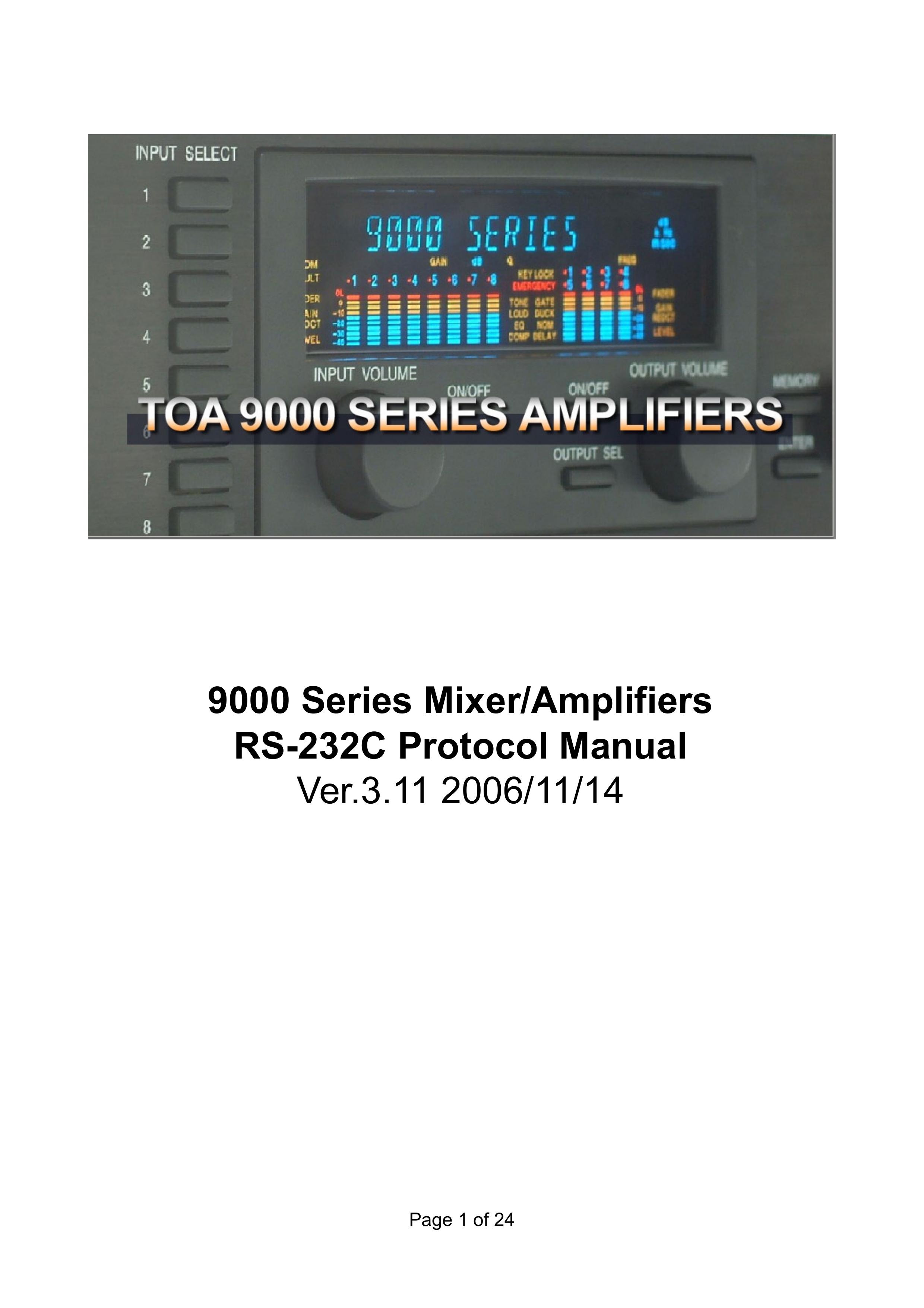 Vax RS 232C Music Mixer User Manual