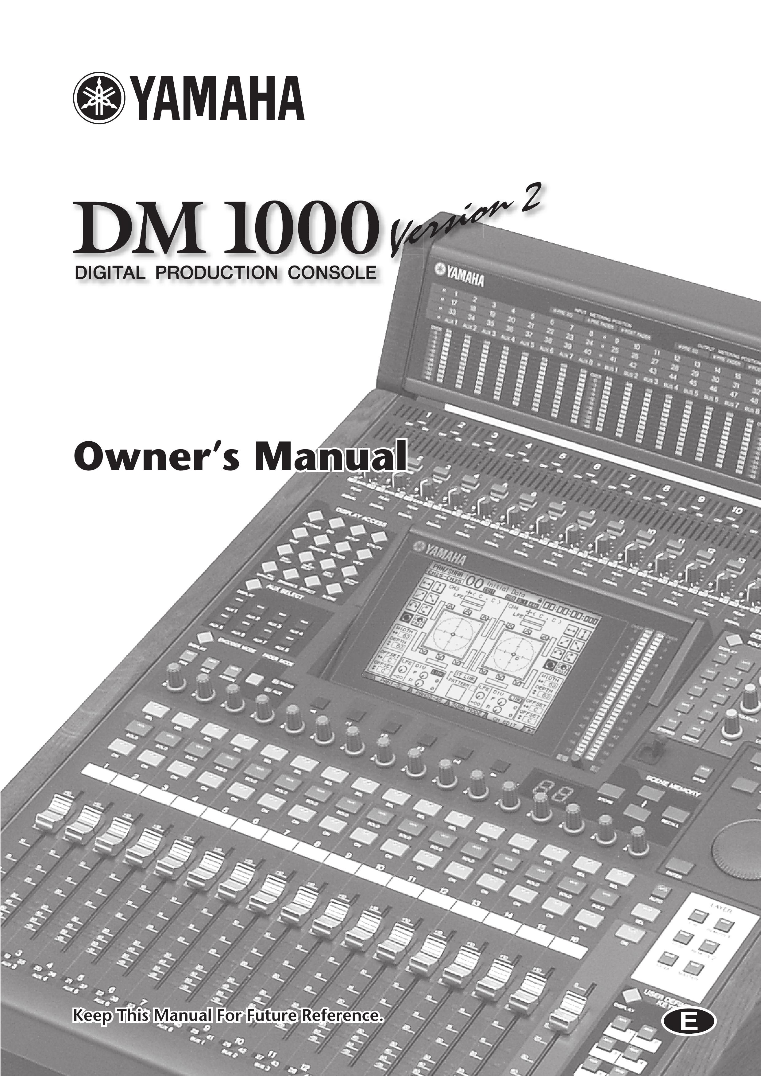 Yamaha 006IPTO-F0 Music Mixer User Manual