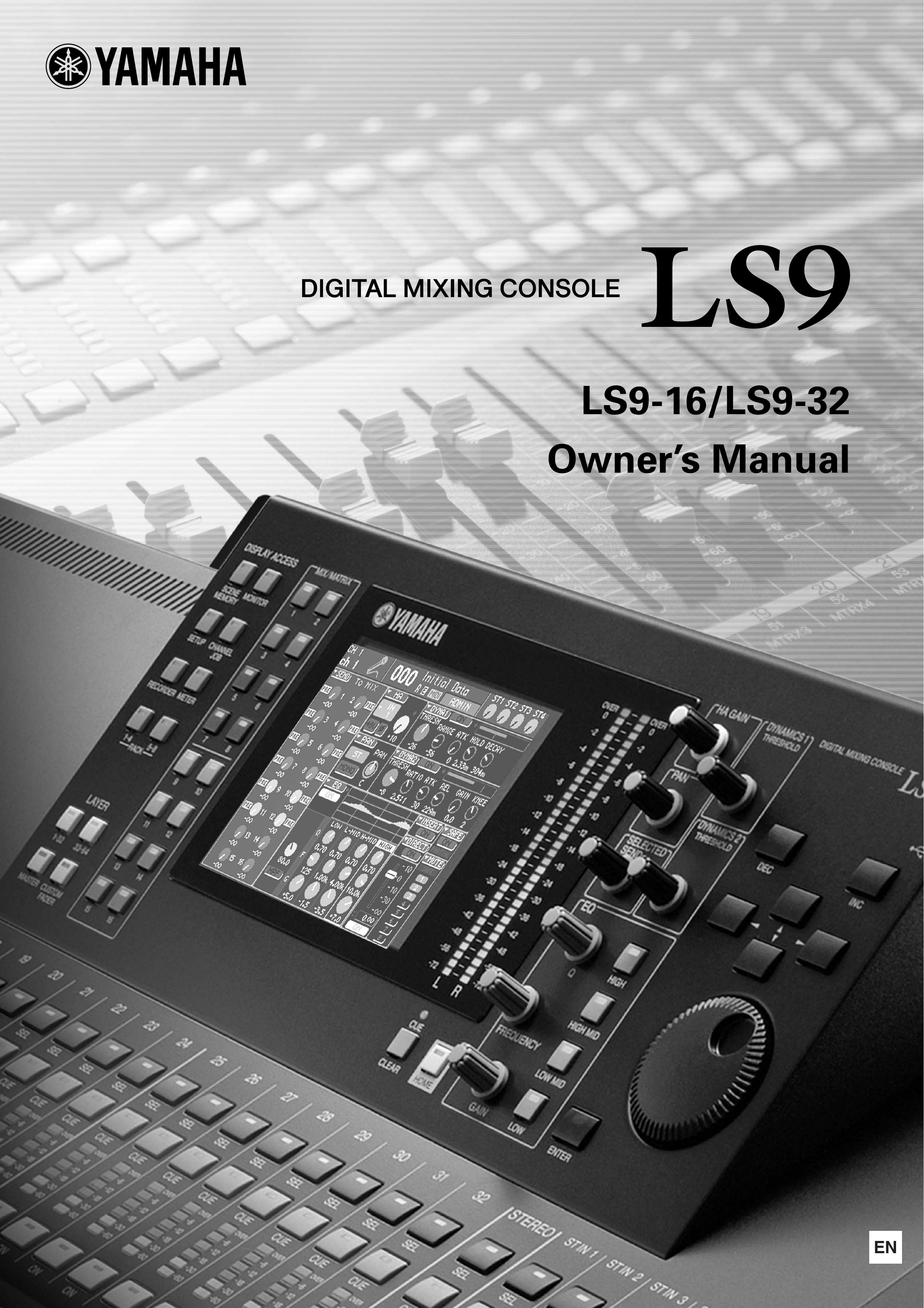 Yamaha 007POTO-G0 Music Mixer User Manual