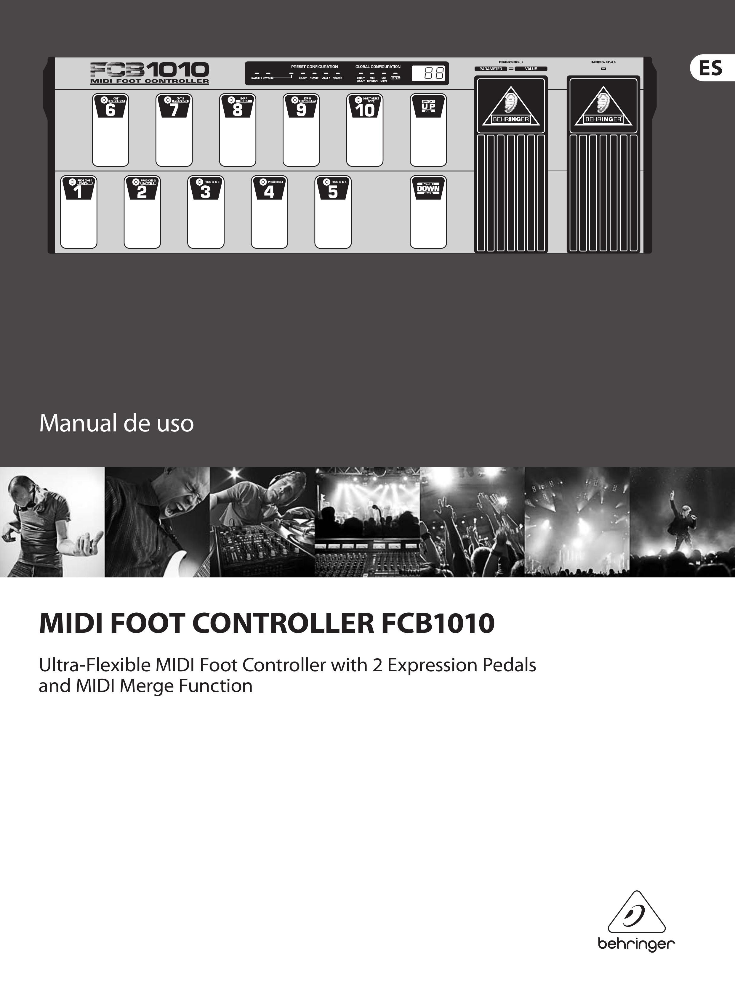Behringer FCB1010 Music Pedal User Manual