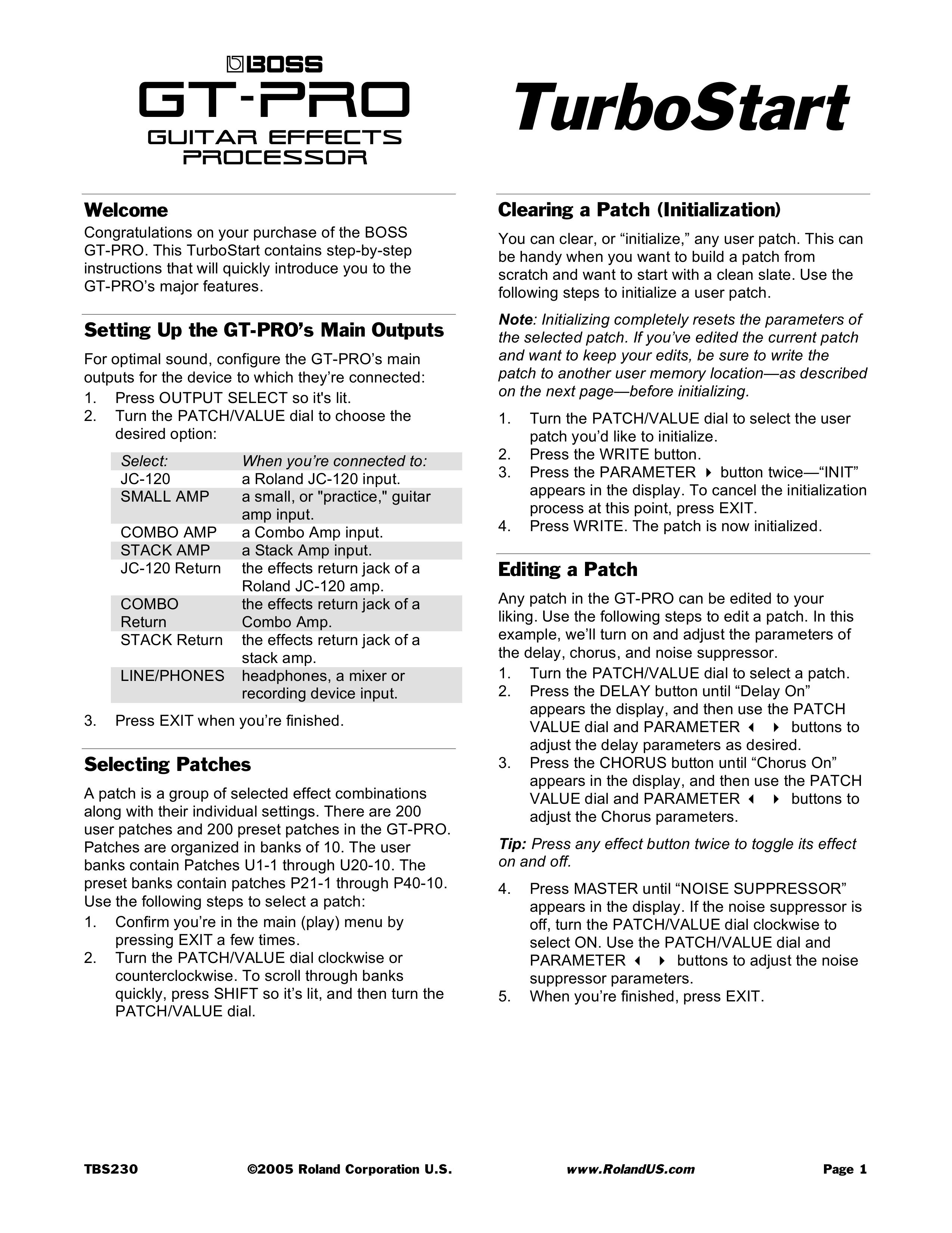 DiBoss TBS230 Music Pedal User Manual