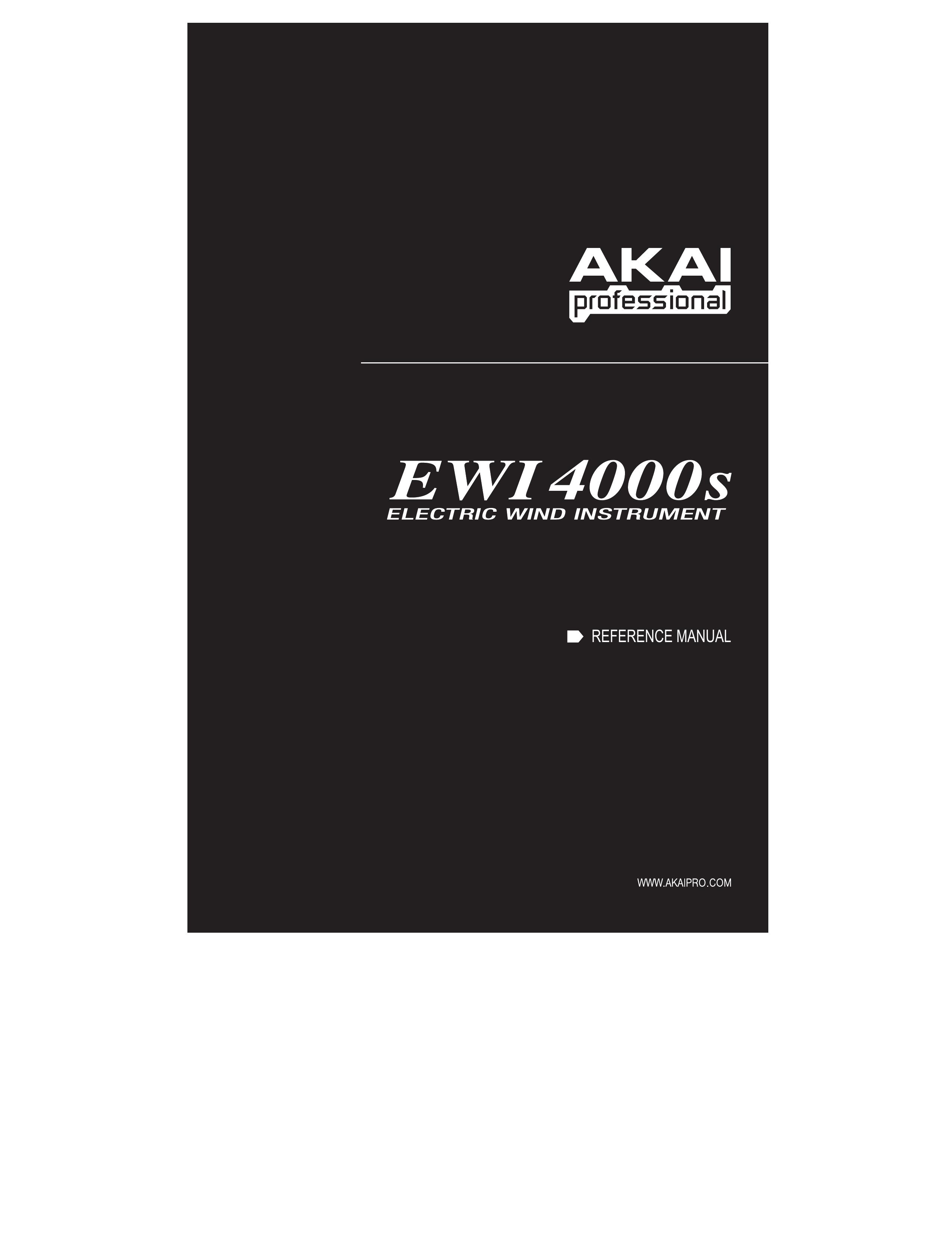 Akai Ewi4000s Musical Instrument User Manual