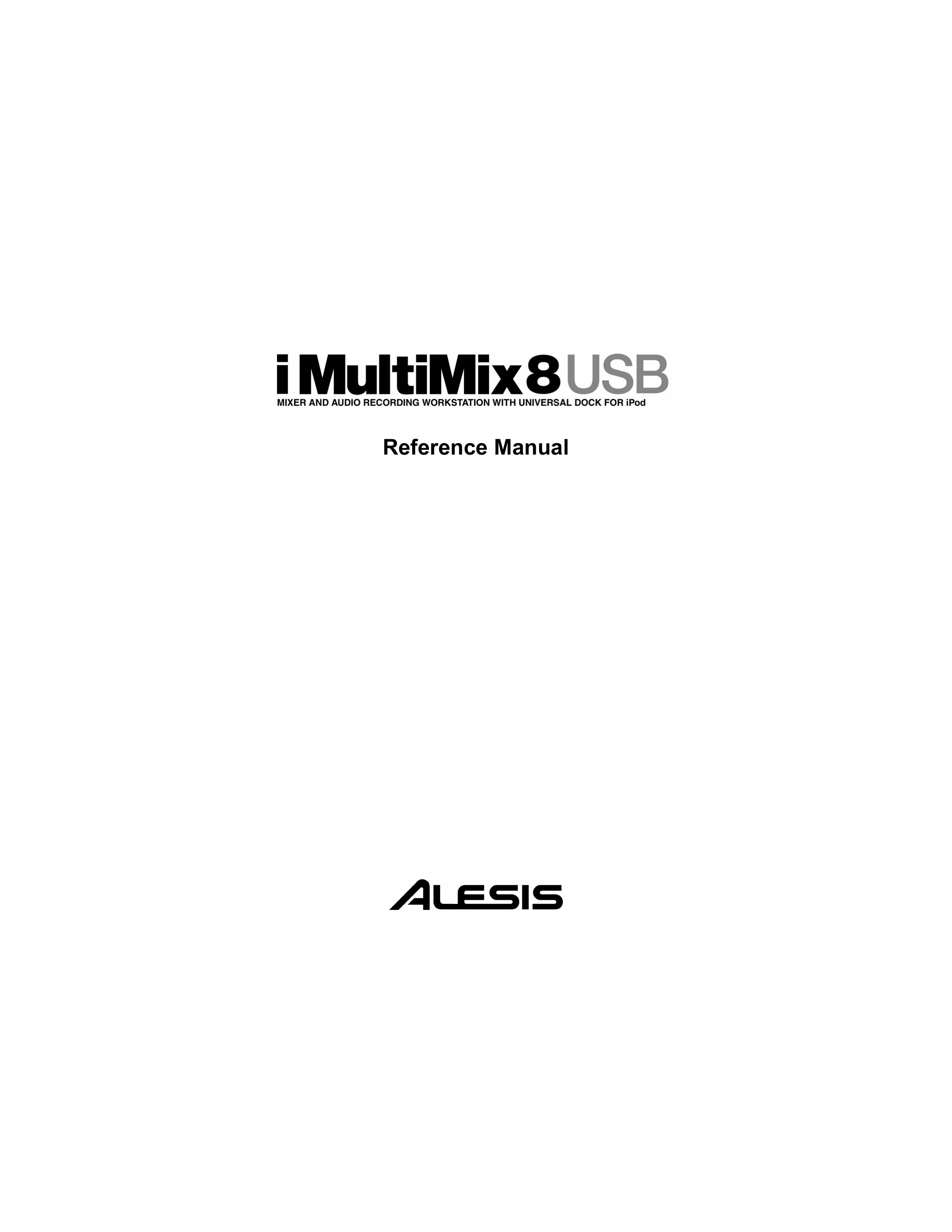 Alesis iMultiMix 8 USB Musical Instrument User Manual
